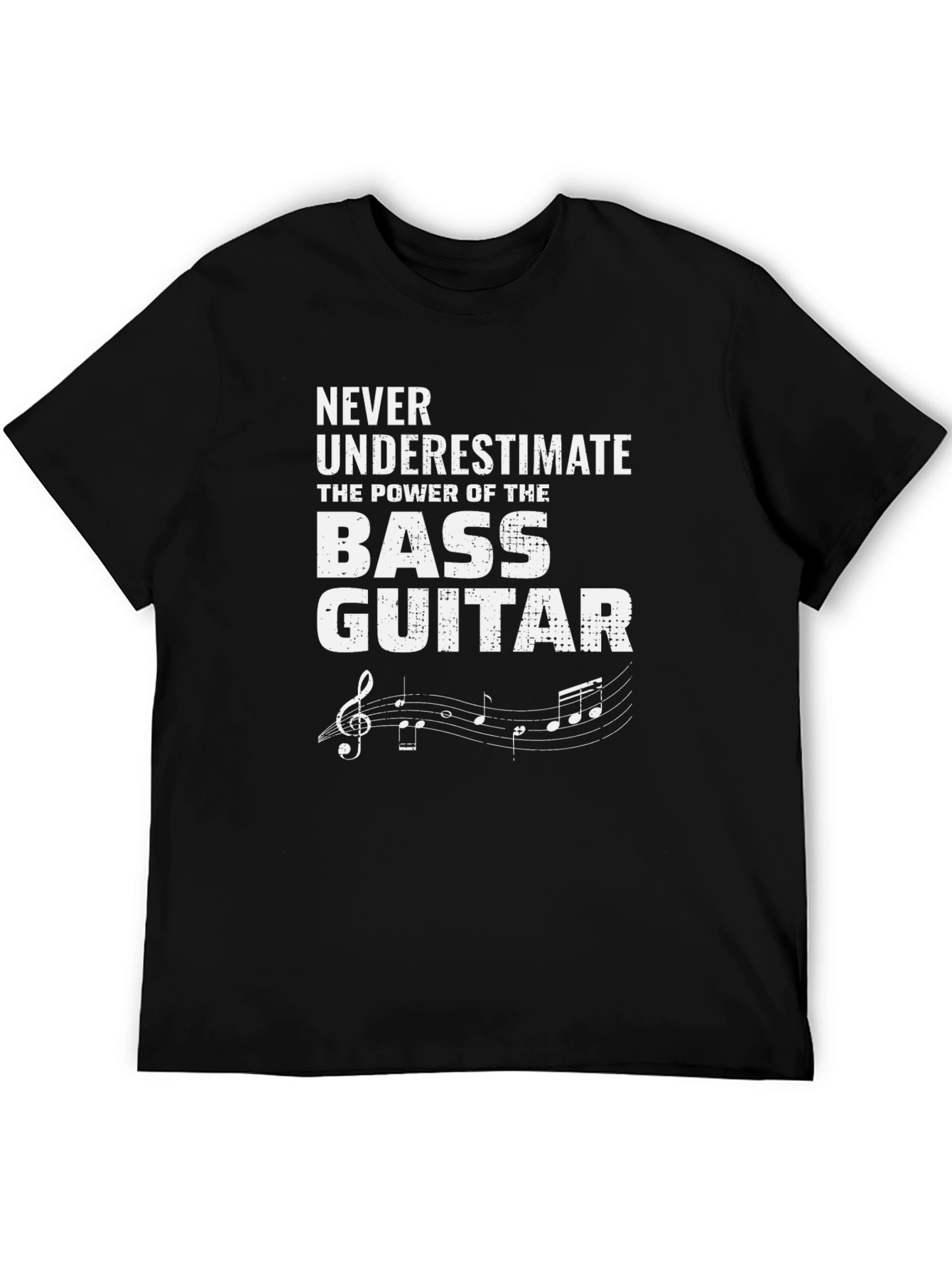 Bass Guitar Power T-Shirt - Musician Tee