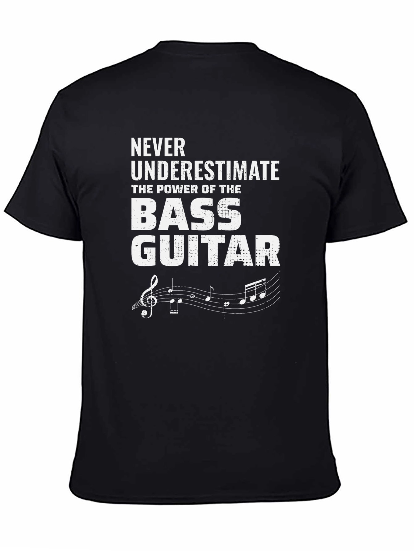 Bass Guitar Power T-Shirt - Musician Tee
