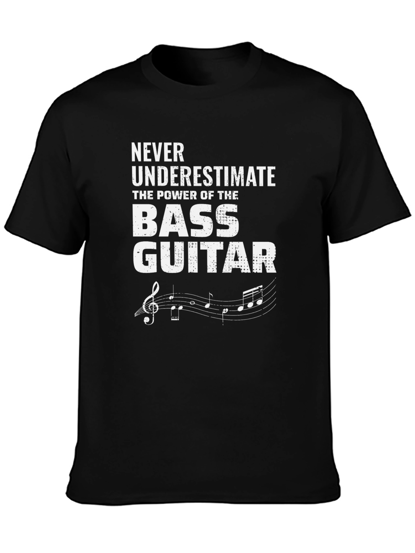 Bass Guitar Power T-Shirt - Musician Tee