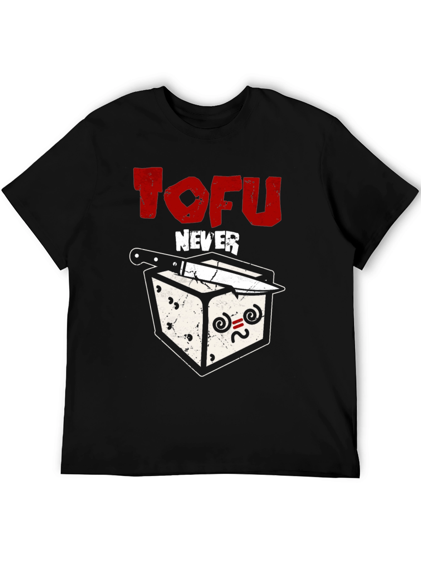 Tofu Never Die Black Graphic Tee