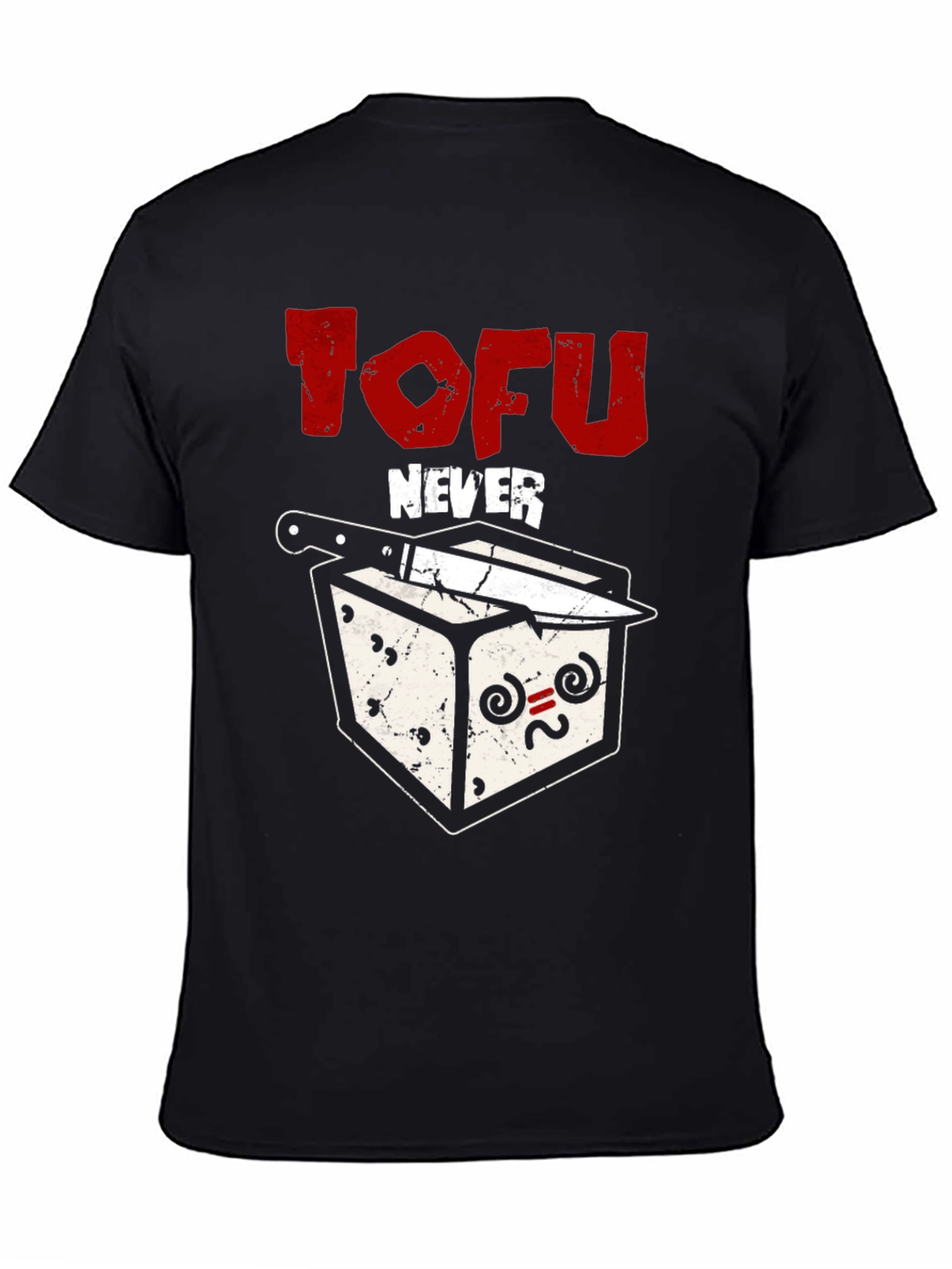 Tofu Never Die Black Graphic Tee