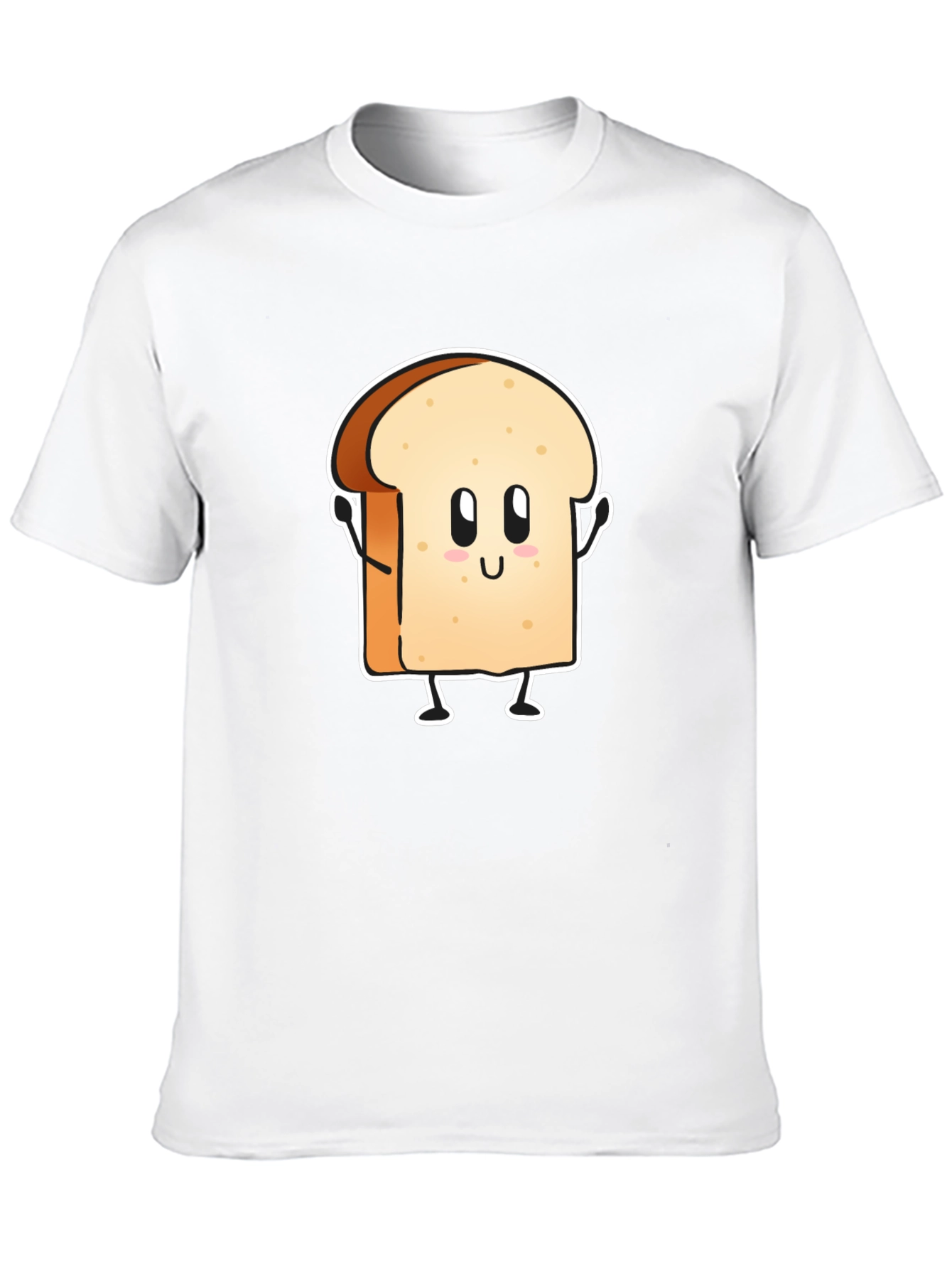 Funny Toast Cartoon Graphic Tee