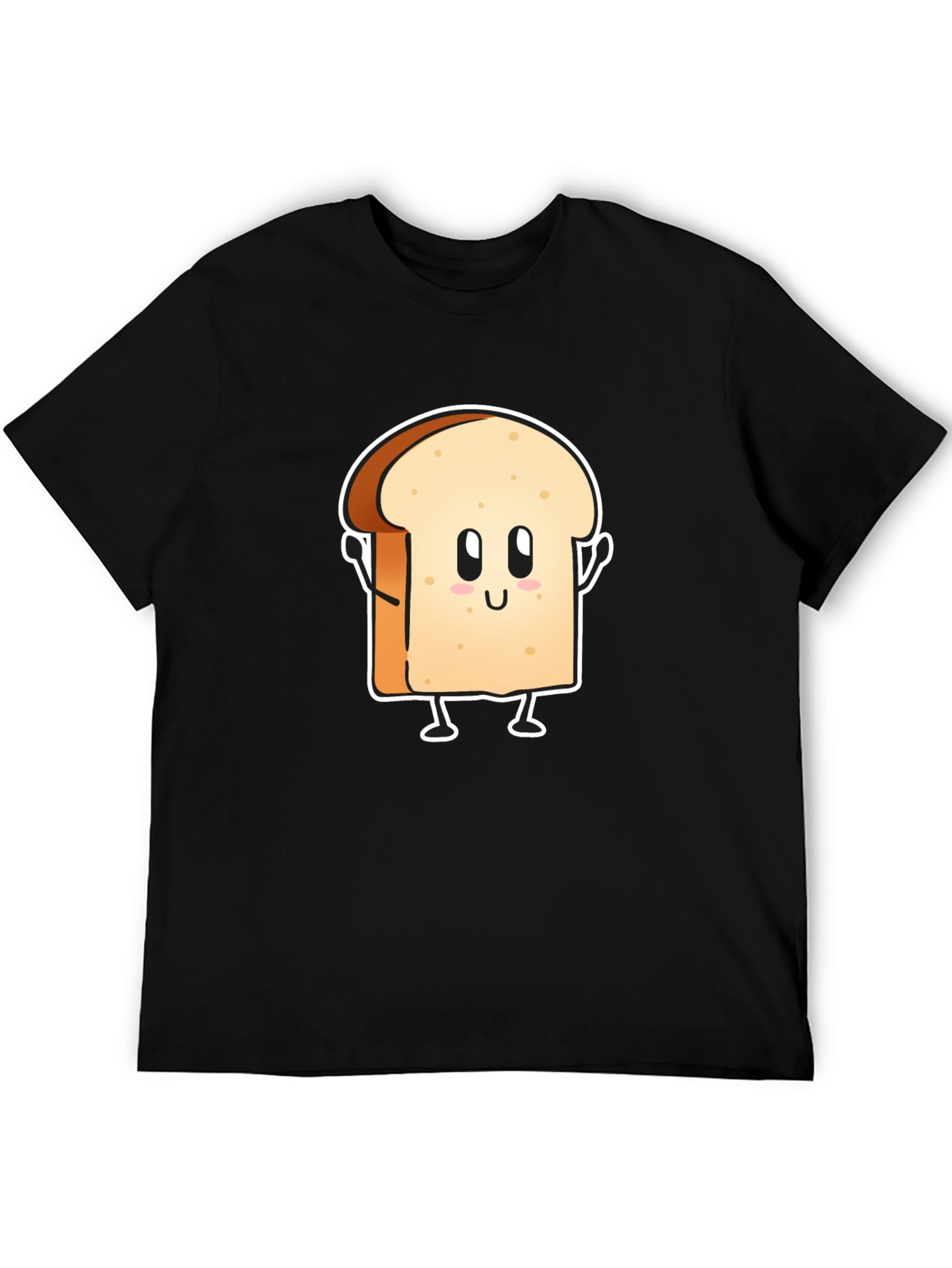 Funny Toast Cartoon Graphic Tee