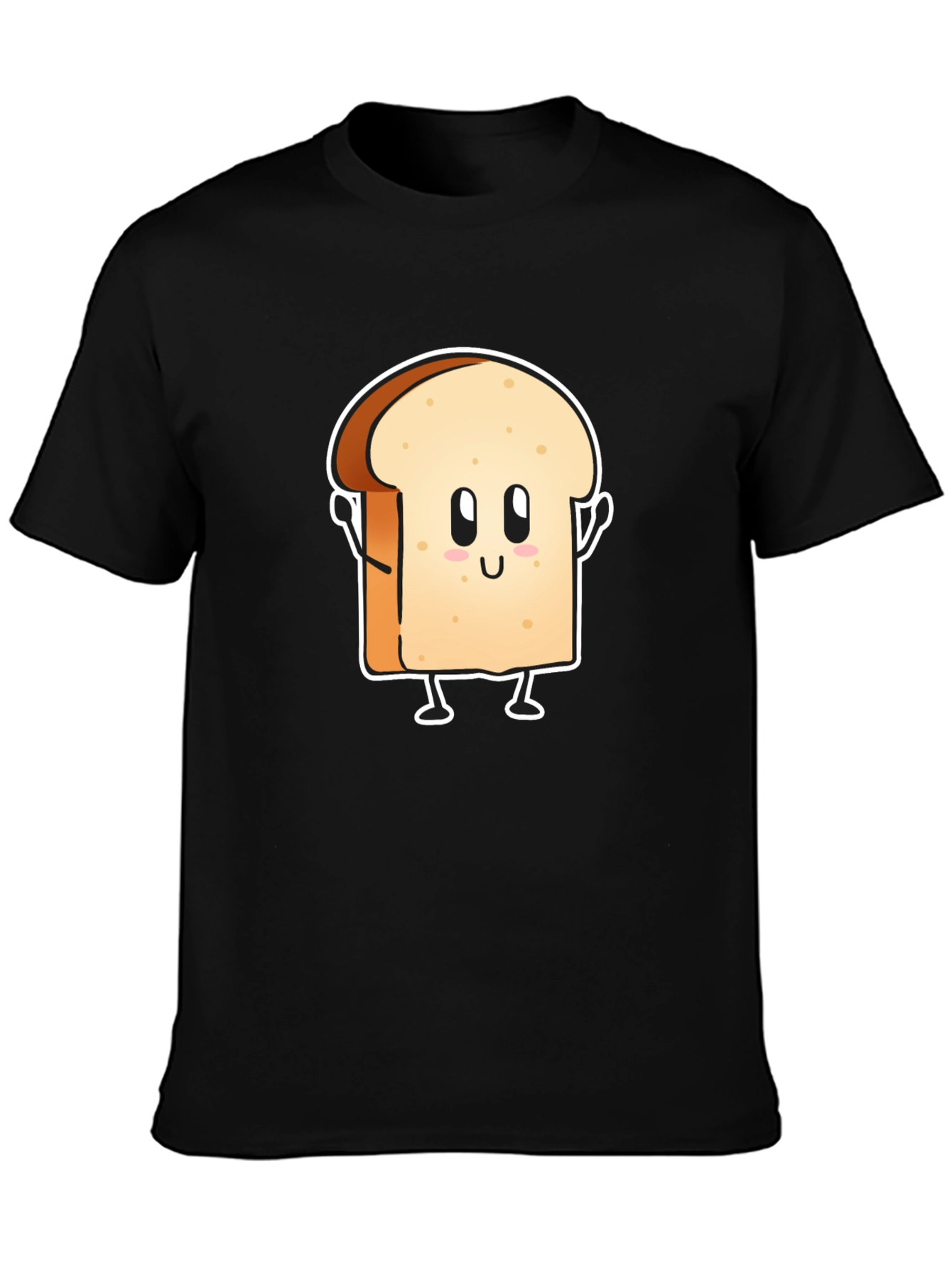 Funny Toast Cartoon Graphic Tee