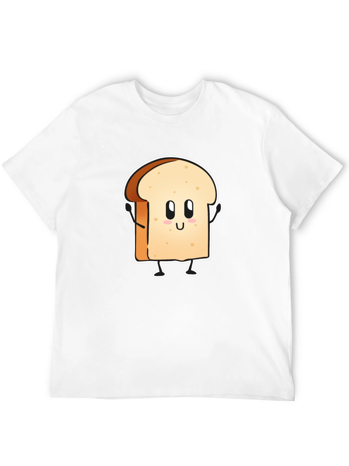 Funny Toast Cartoon Graphic Tee
