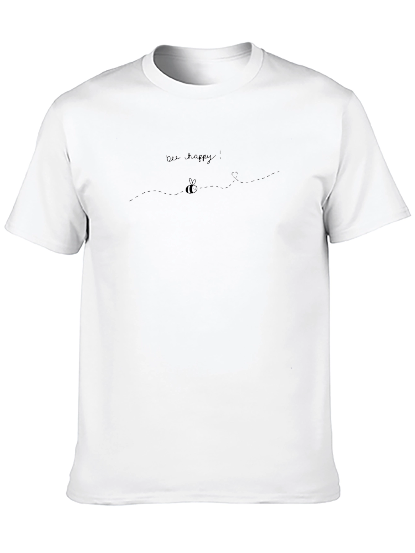 Bee Happy Black T-Shirt