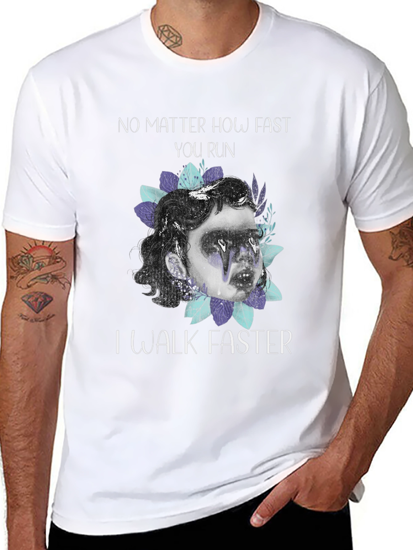 Funny I Walk Faster Graphic Tee