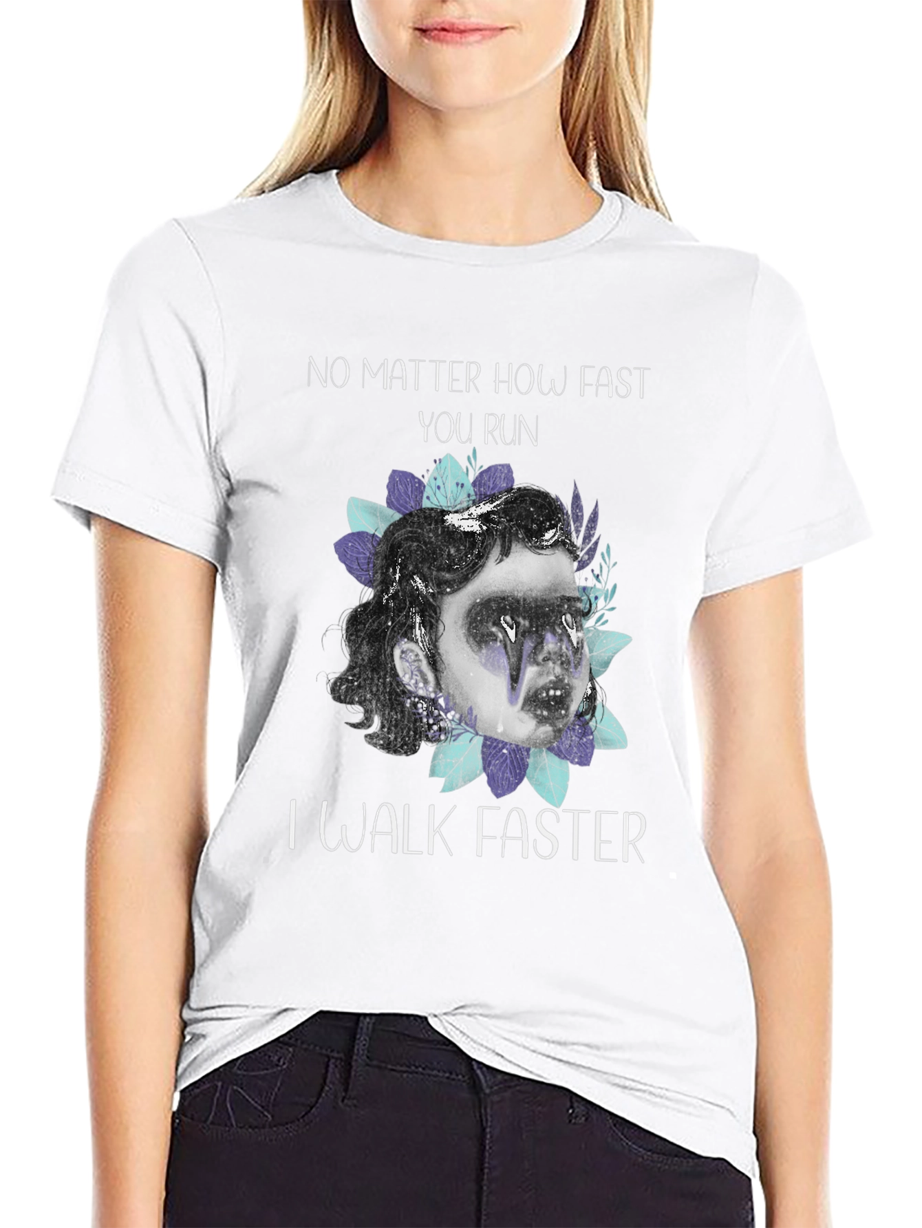 Funny I Walk Faster Graphic Tee
