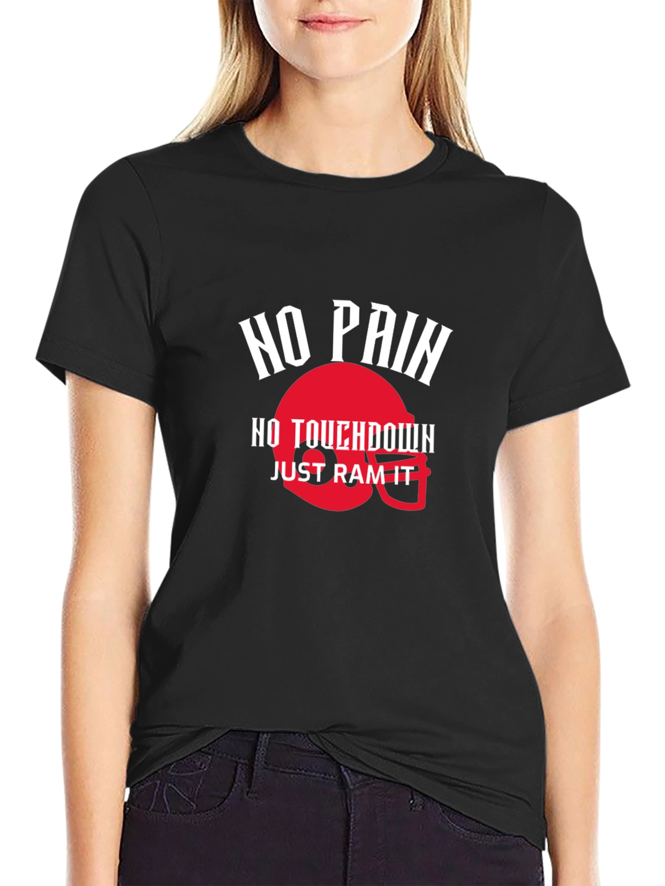 No Pain No Touchdown Graphic Tee