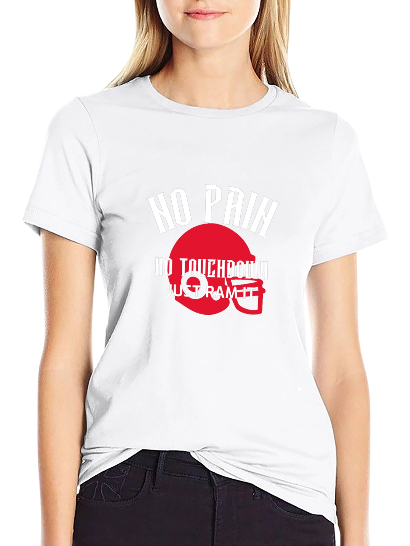 No Pain No Touchdown Graphic Tee