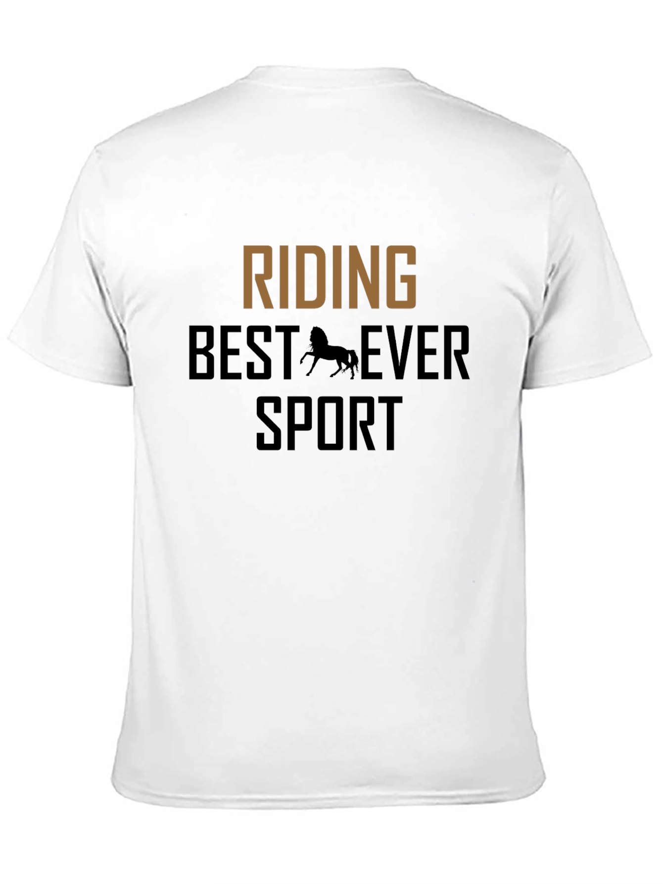 Riding Best Ever Sport Black T-Shirt