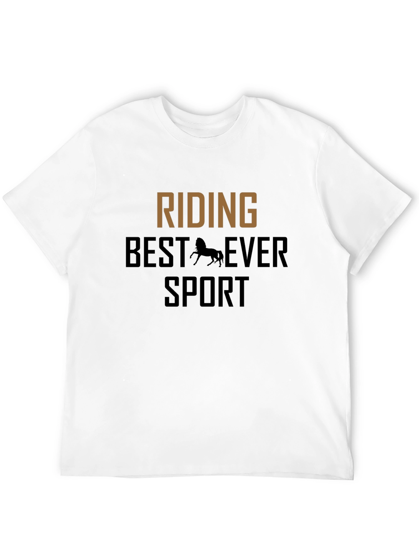 Riding Best Ever Sport Black T-Shirt