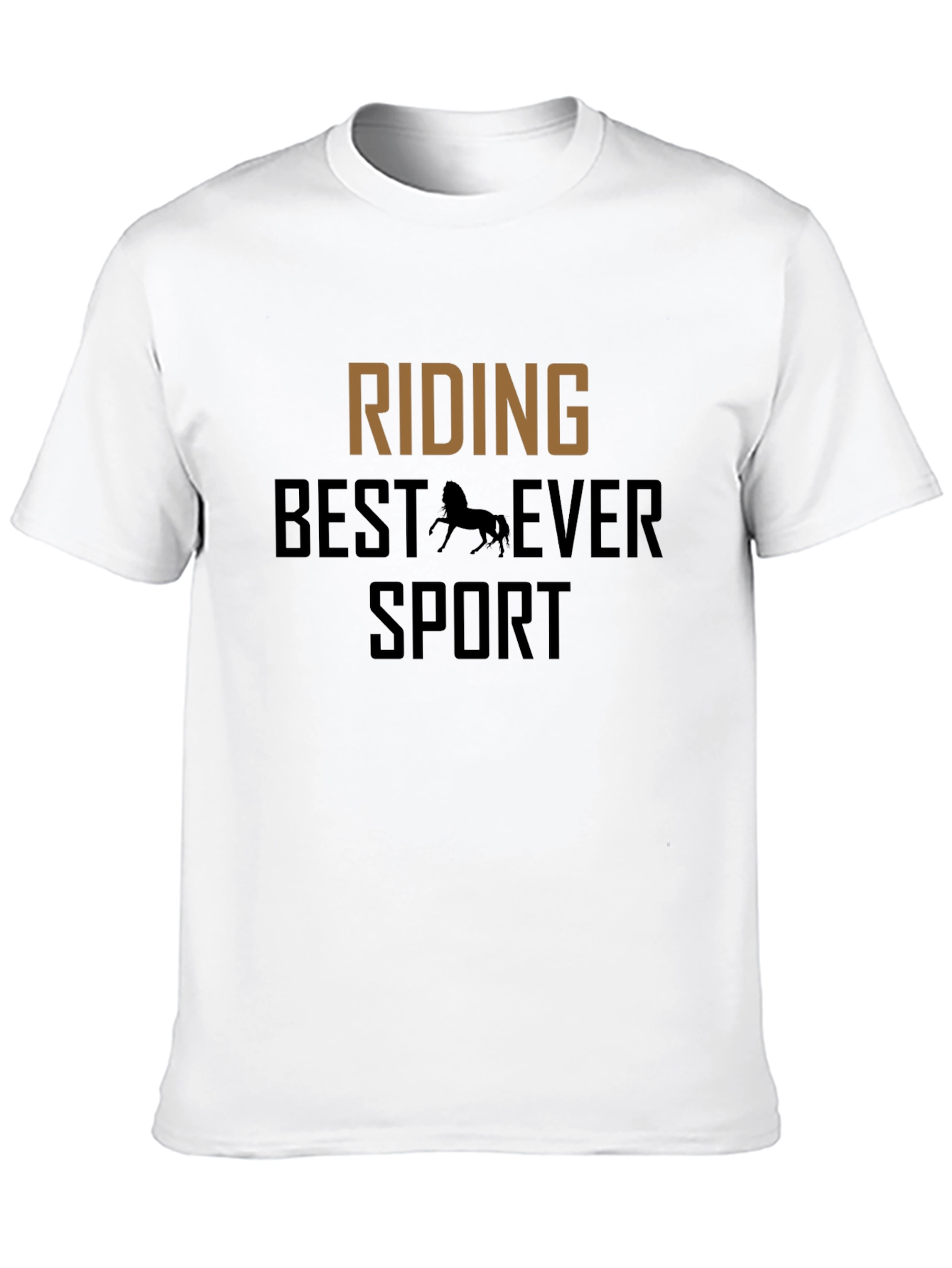 Riding Best Ever Sport Black T-Shirt