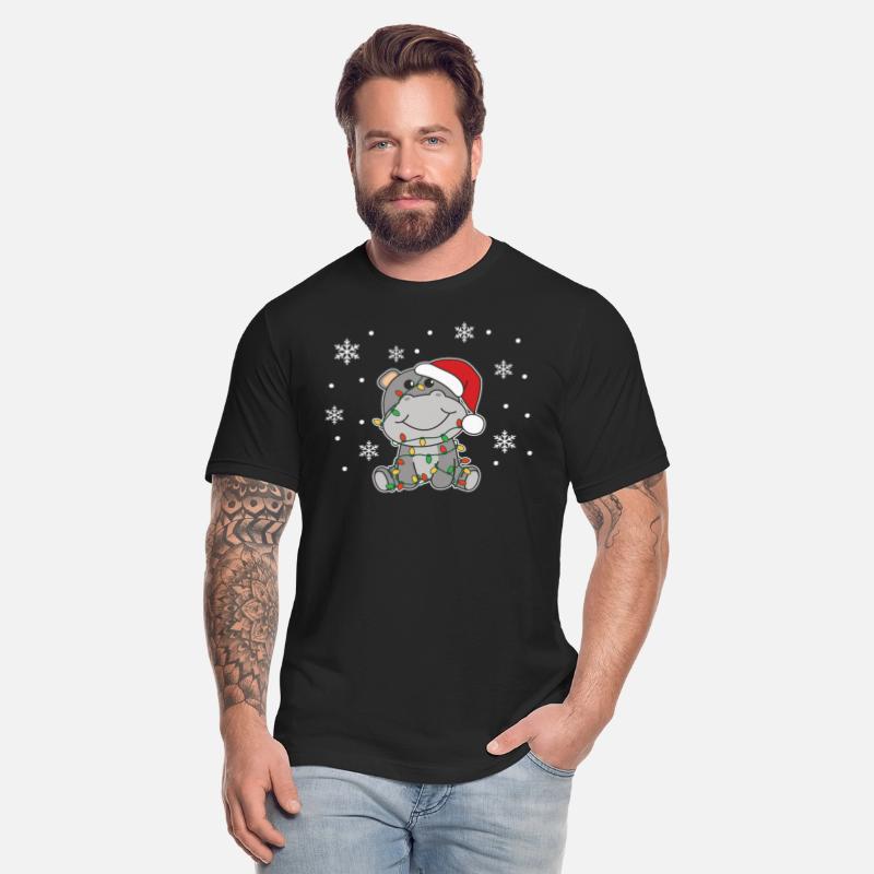 Hippo Christmas Winter Animals Hippos