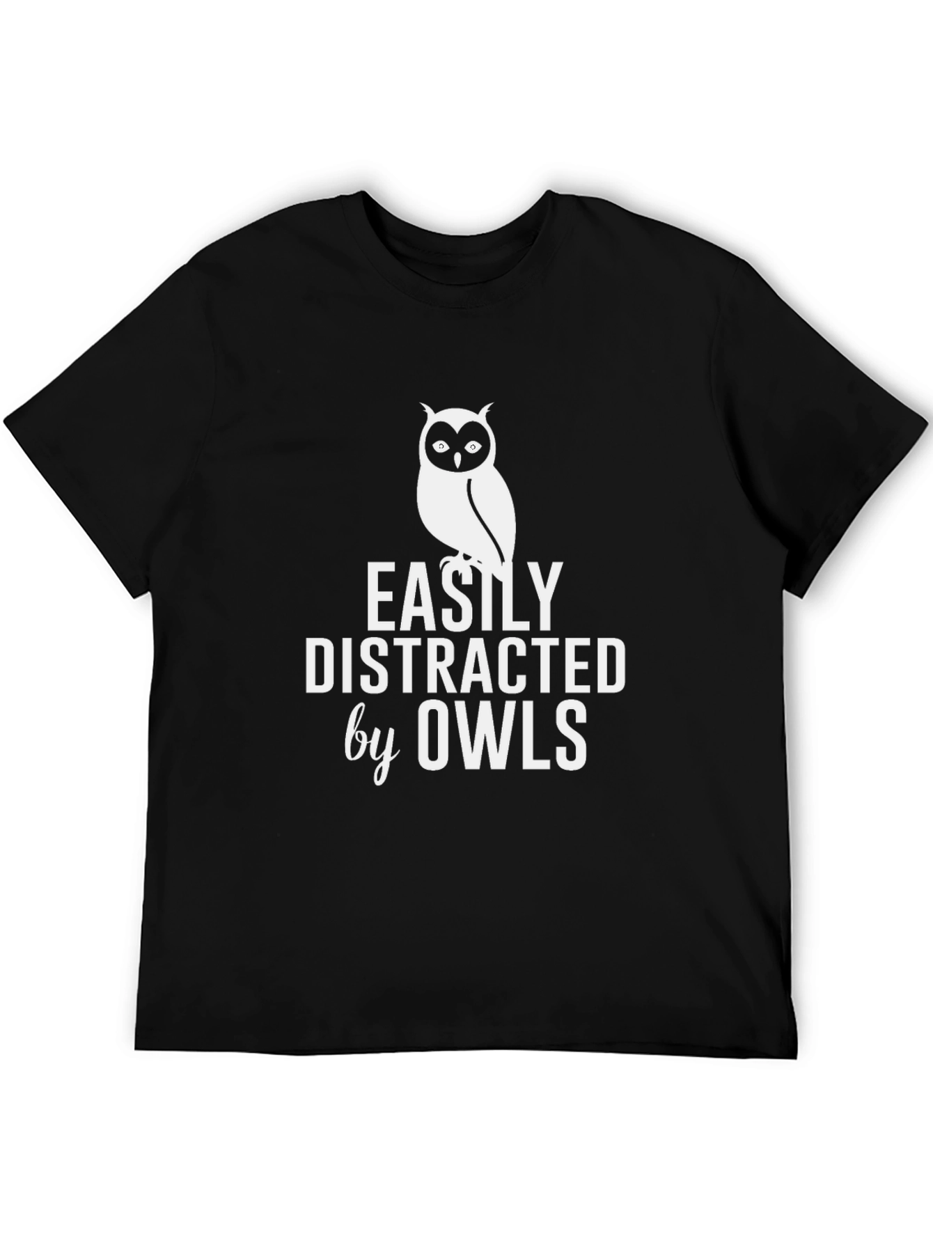 Easily Distracted by Owls Graphic Tee