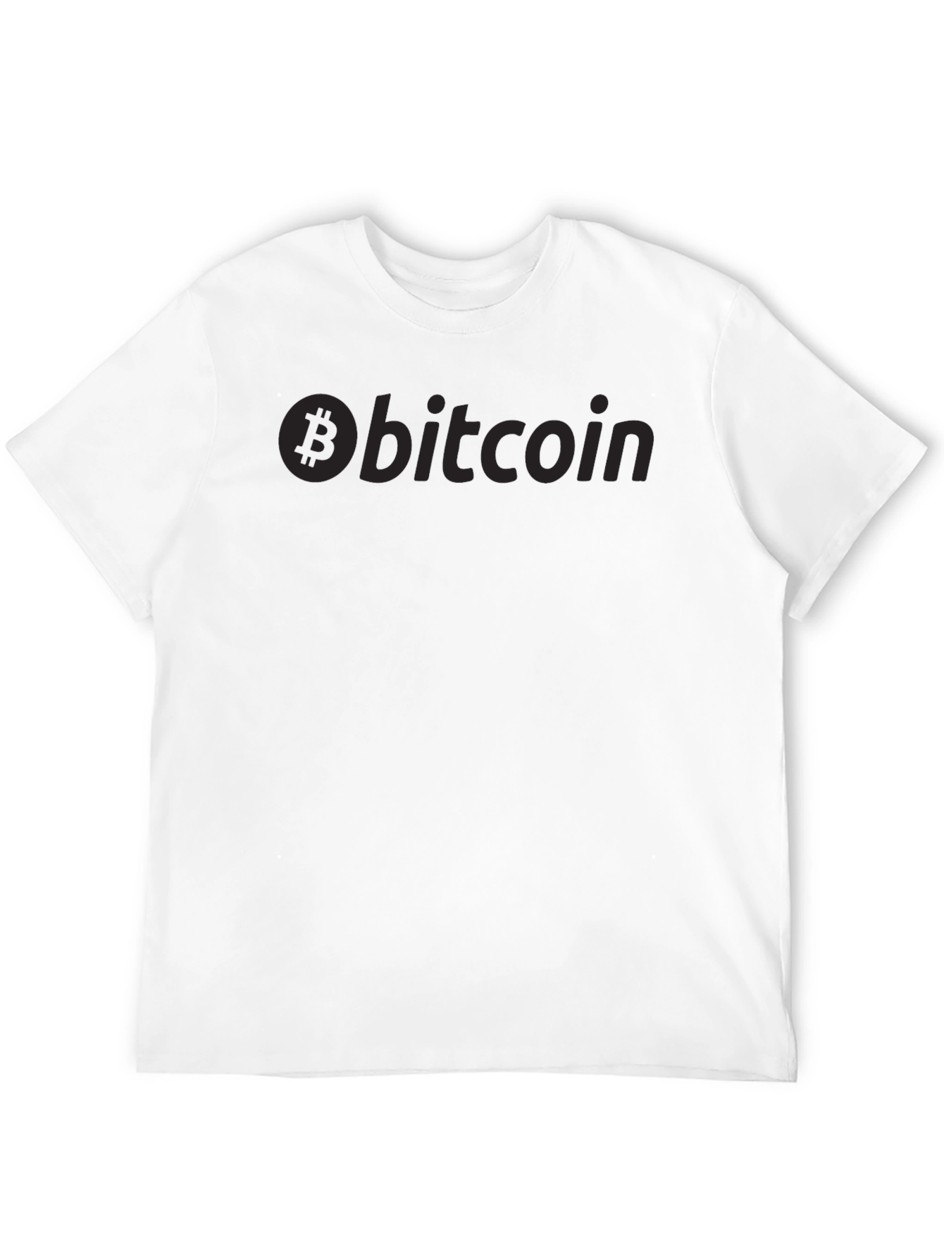 Bitcoin Crypto Graphic Tee - Mens Black T-Shirt