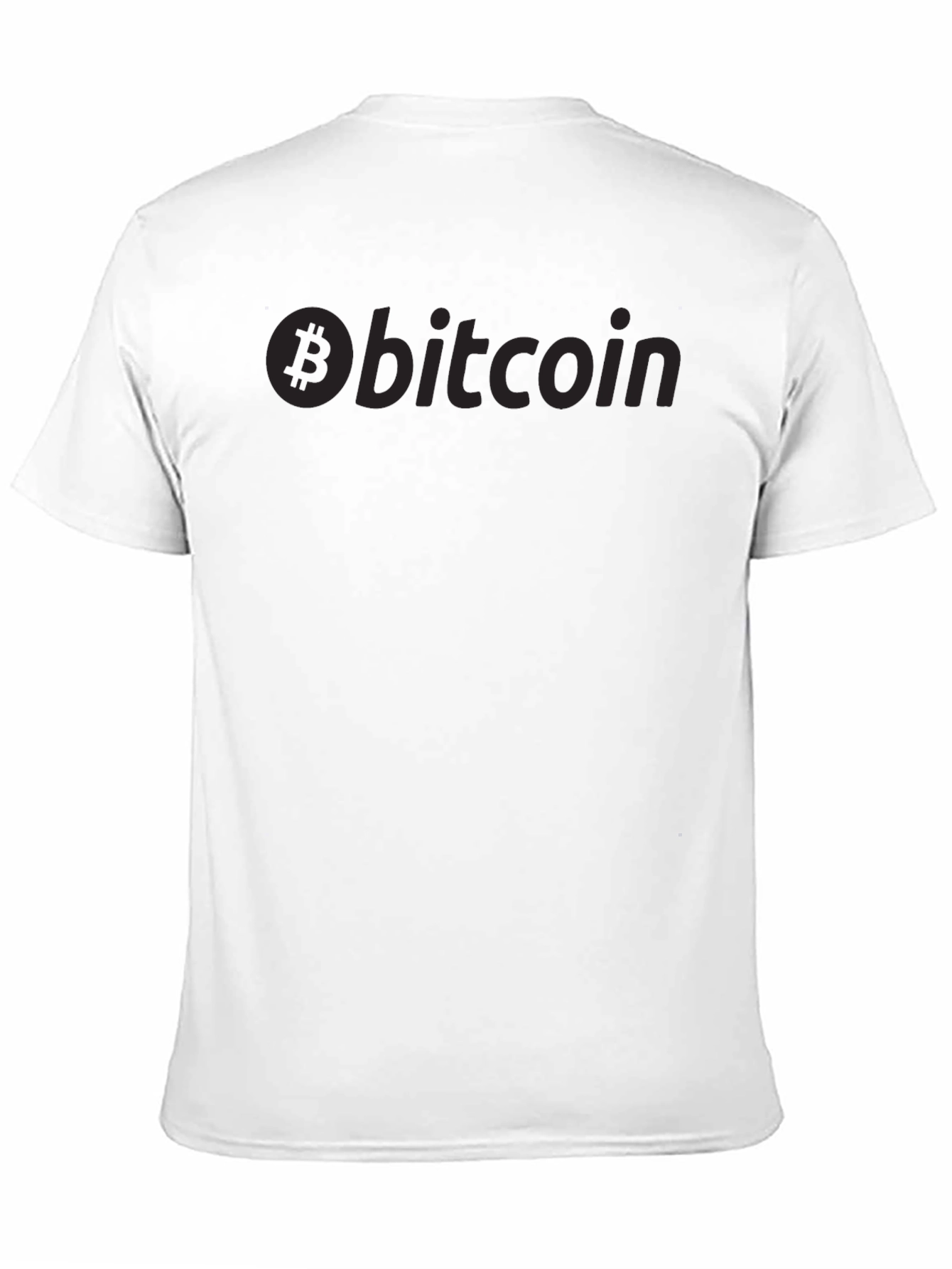 Bitcoin Crypto Graphic Tee - Mens Black T-Shirt