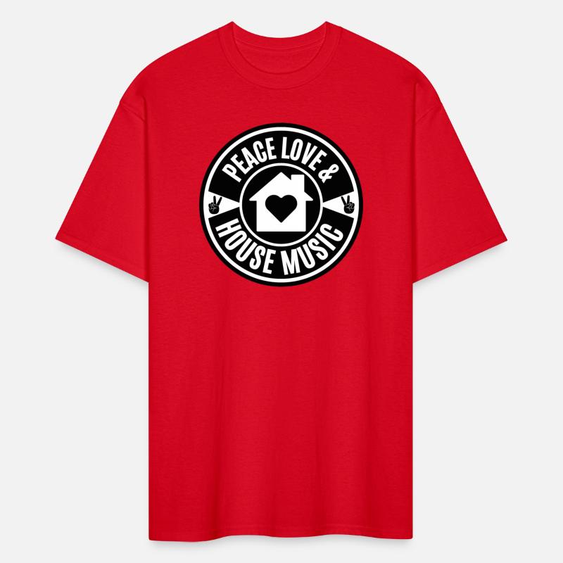 HOUSE MUSIC - Peace & Love (Black)