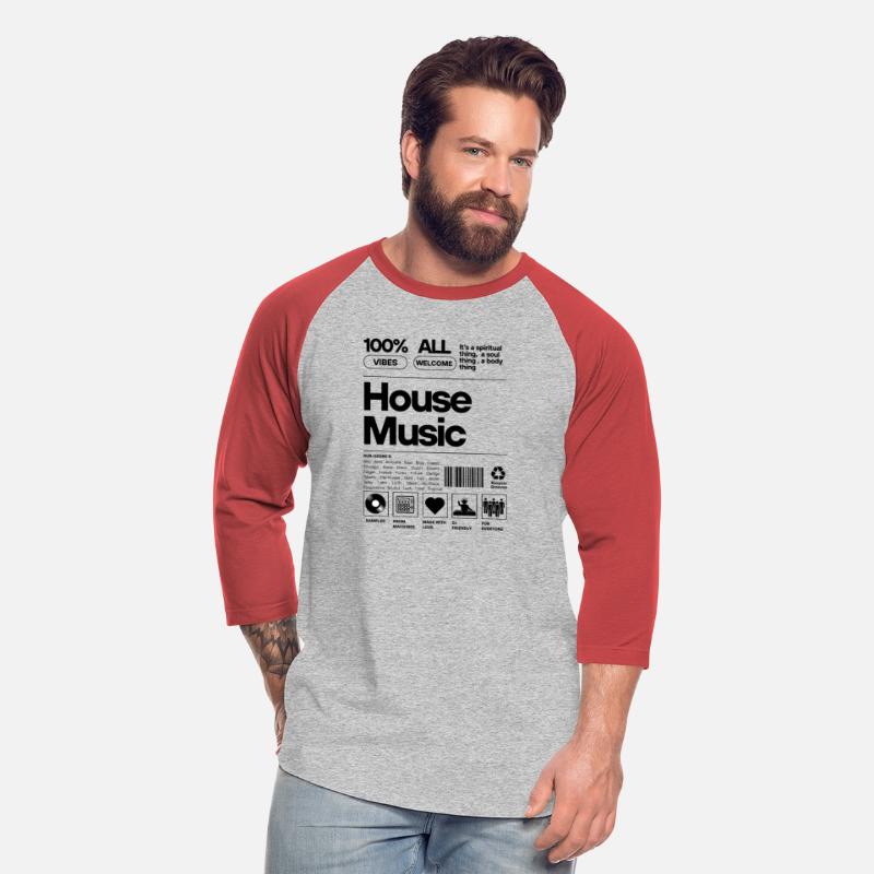 HOUSE MUSIC - Product Label (Black)