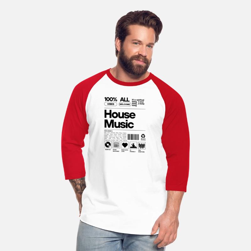 HOUSE MUSIC - Product Label (Black)