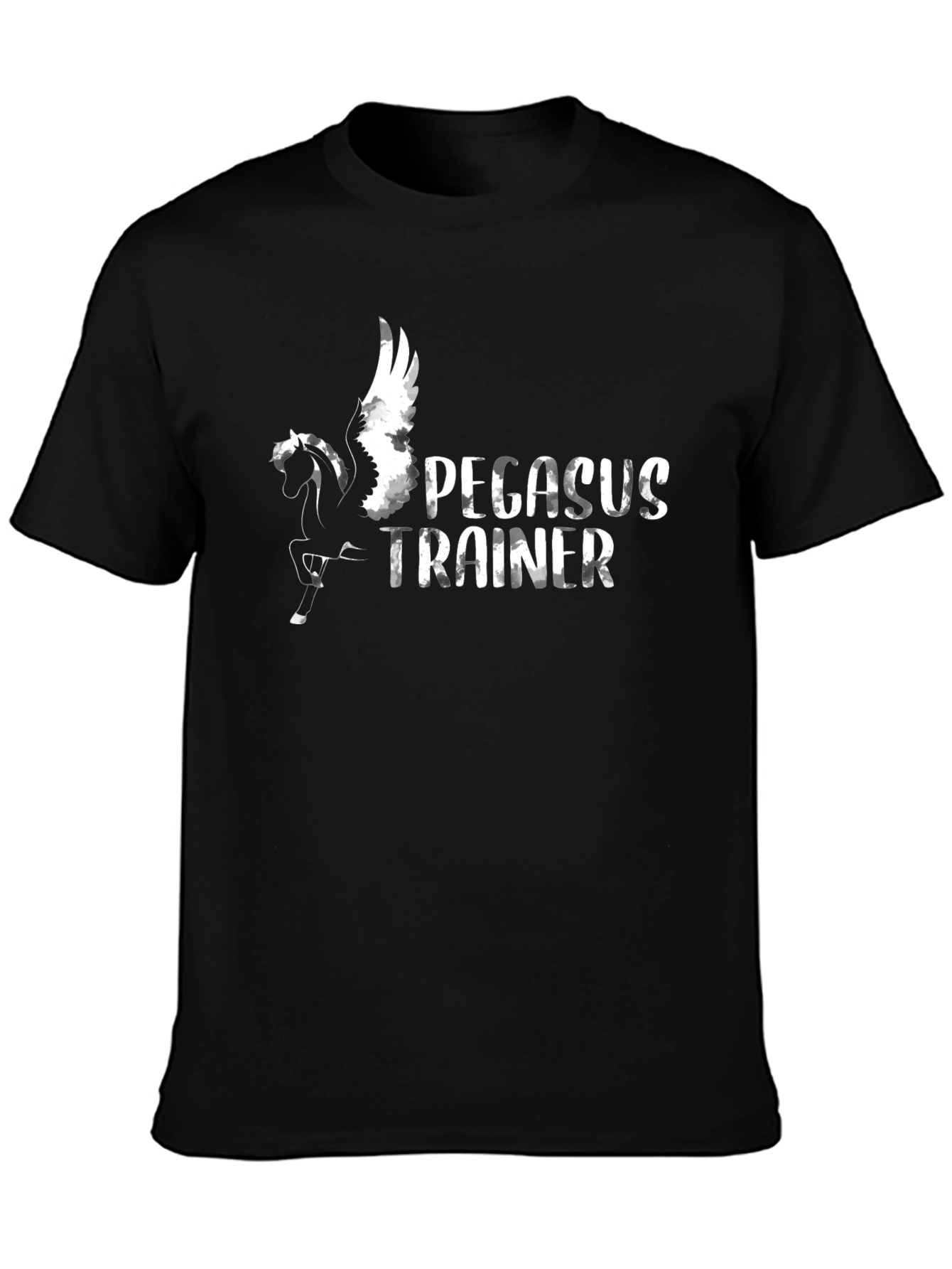 Pegasus Trainer Black T-Shirt