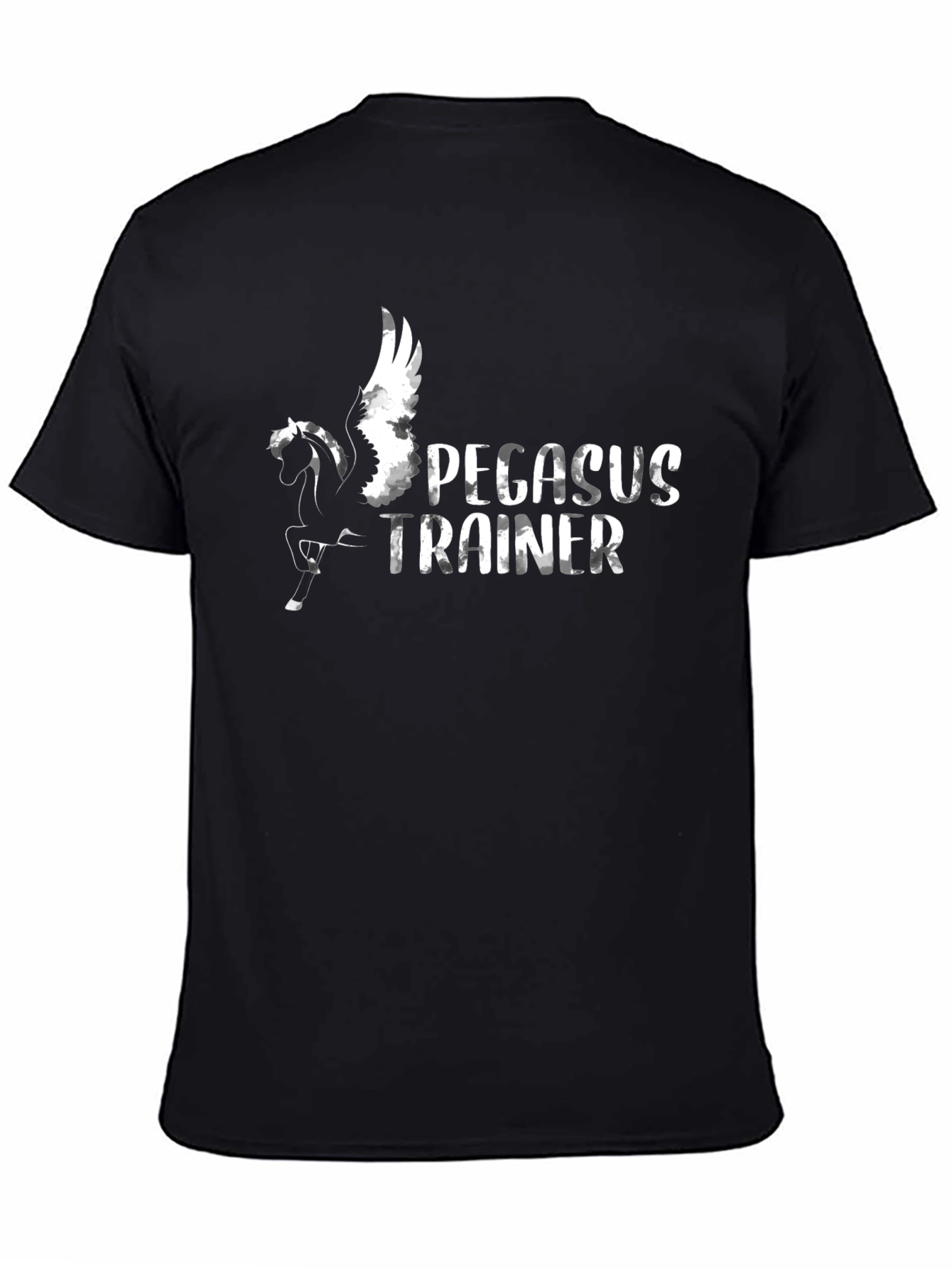 Pegasus Trainer Black T-Shirt