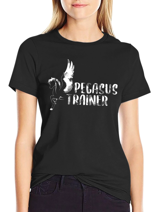 Pegasus Trainer Black T-Shirt