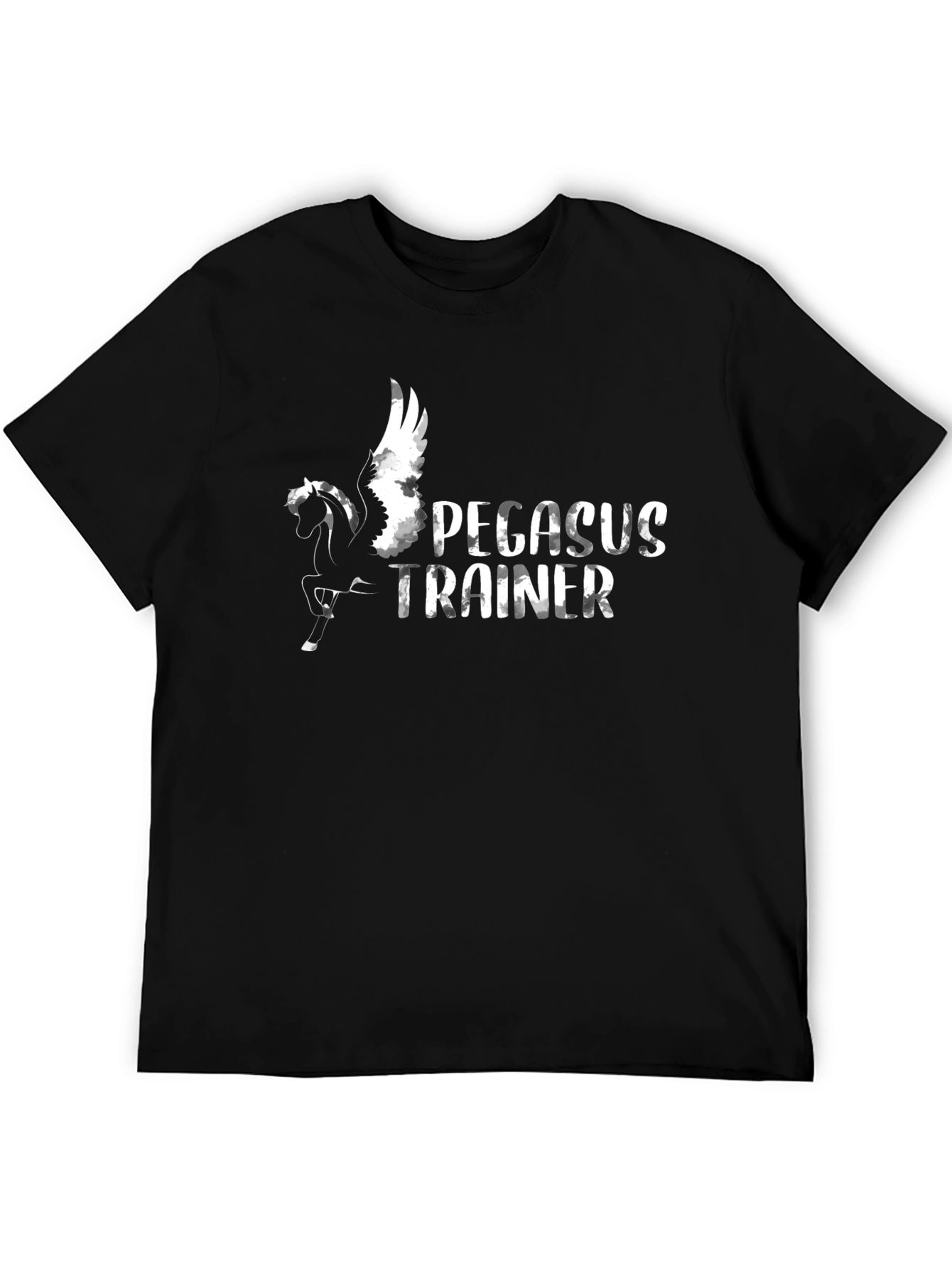 Pegasus Trainer Black T-Shirt