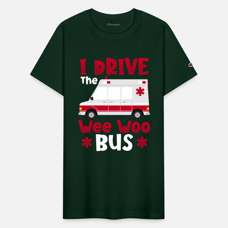 I Drive The Wee Woo Bus Ambulance Driver Paramedic