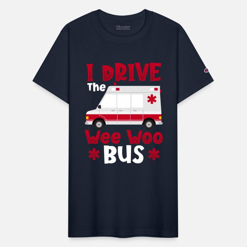 I Drive The Wee Woo Bus Ambulance Driver Paramedic