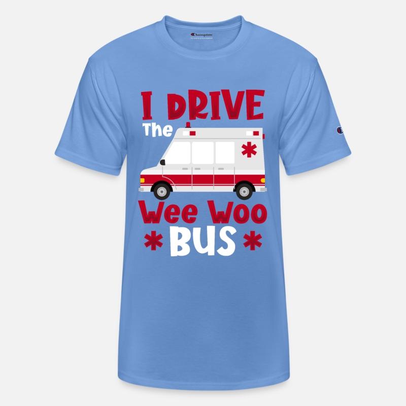 I Drive The Wee Woo Bus Ambulance Driver Paramedic