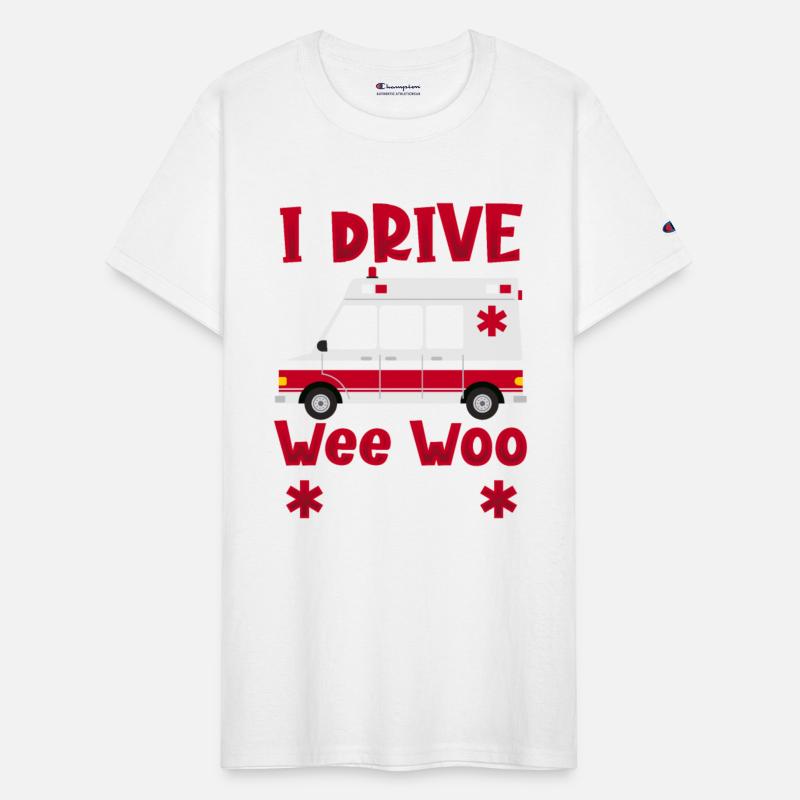I Drive The Wee Woo Bus Ambulance Driver Paramedic