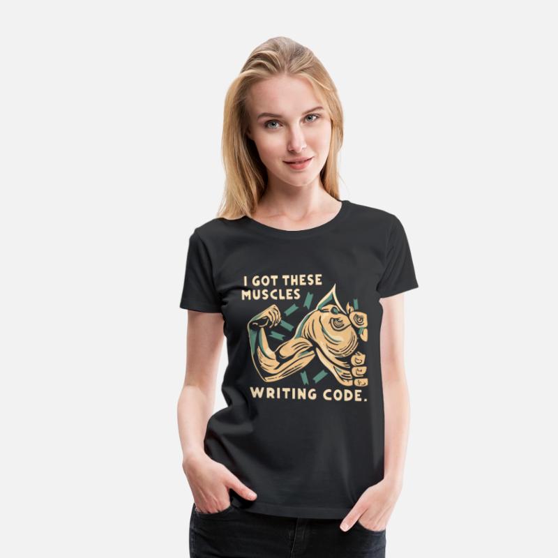 I Got These Muscles Writing Code gift for men wome