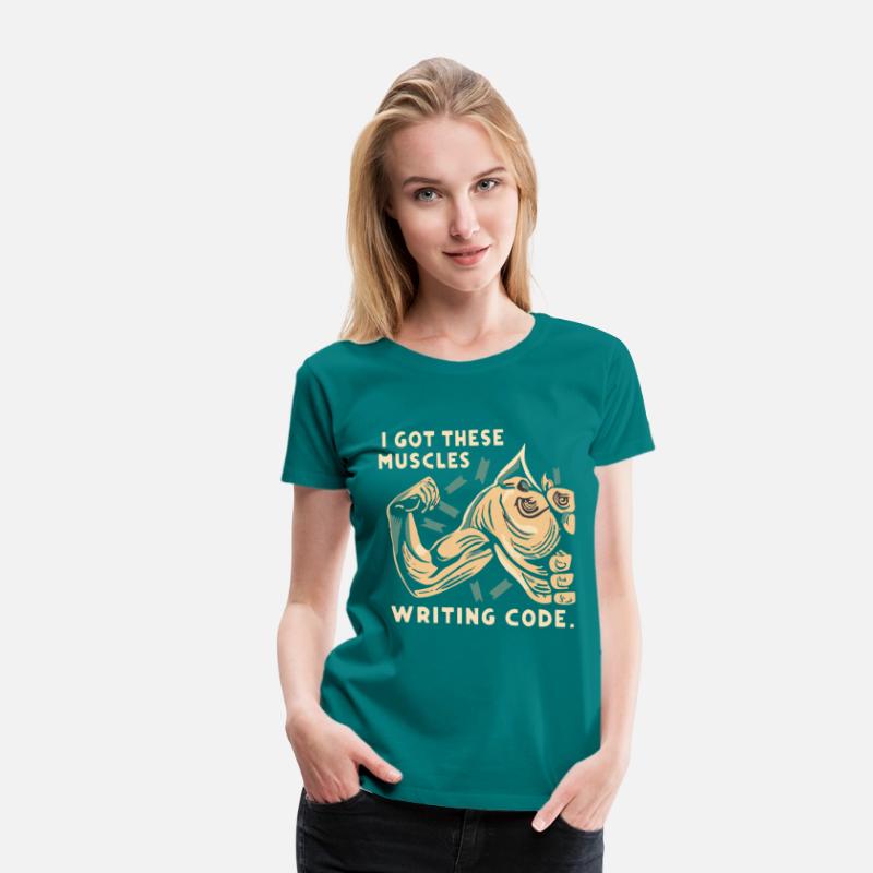 I Got These Muscles Writing Code gift for men wome