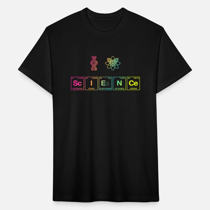 I LOVE SCIENCE - written in science symbols