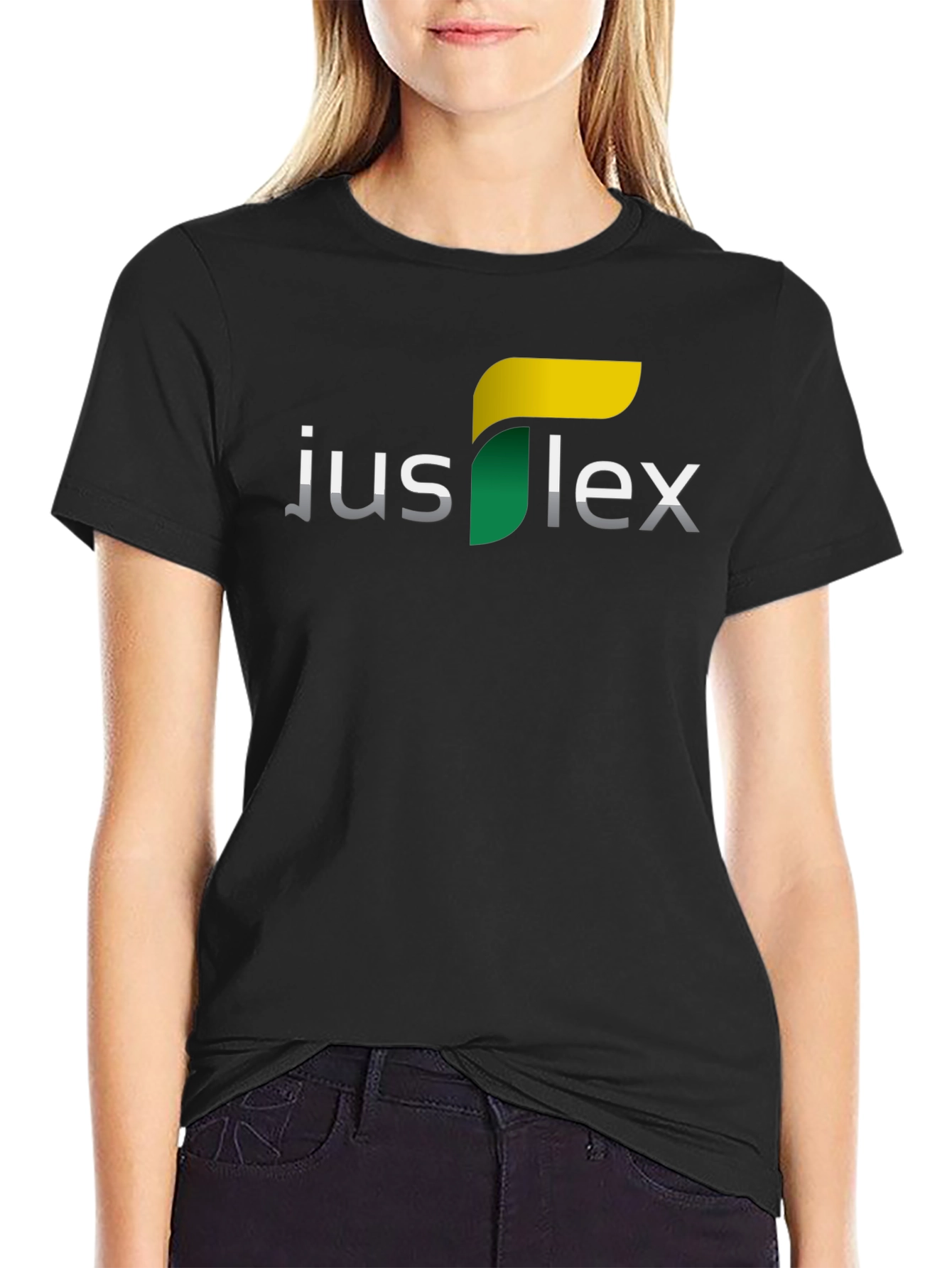 Justflex Graphic Tee - Black