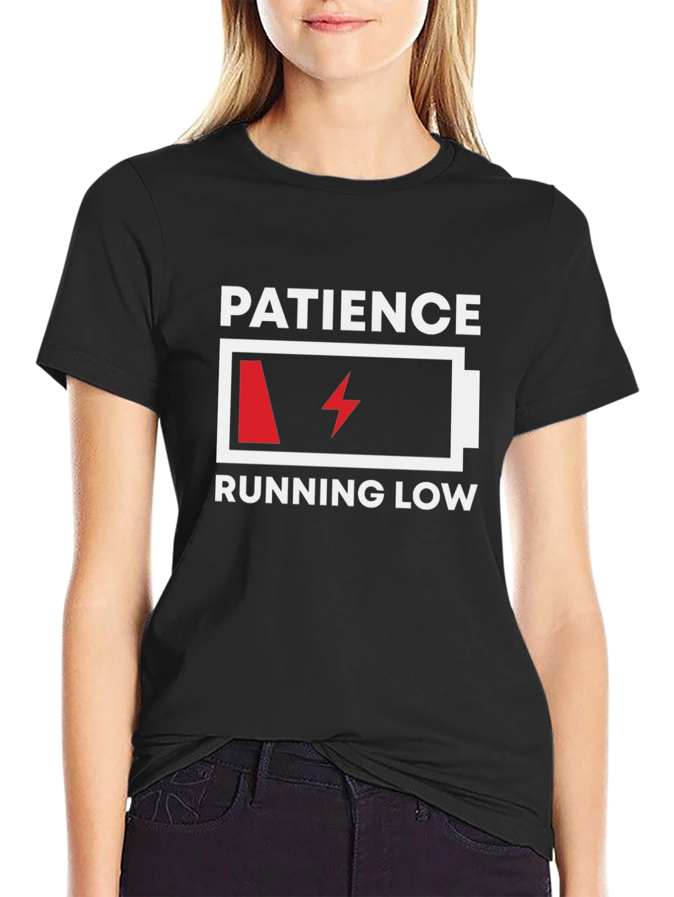 Patience Running Low Funny T-Shirt