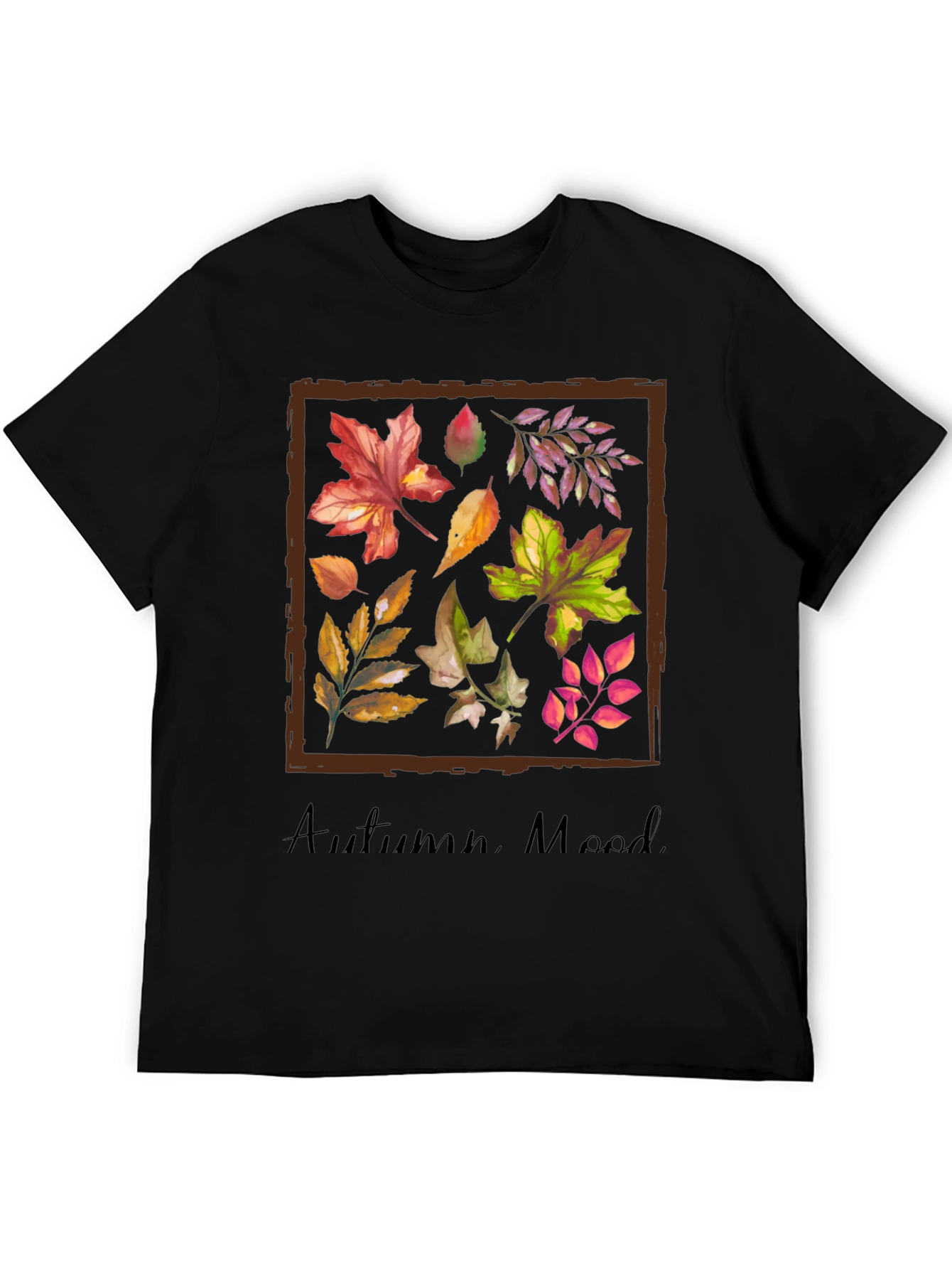 Autumn Mood T-Shirt - Fall Leaves Graphic Tee
