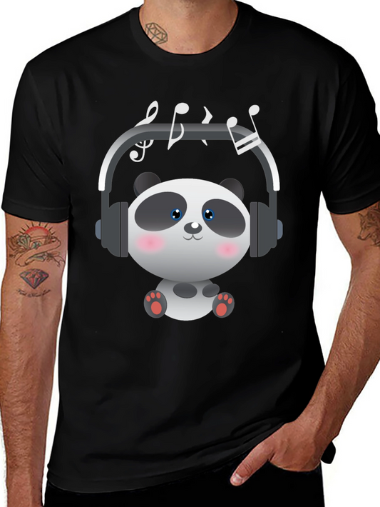 Panda Music Lover T-Shirt