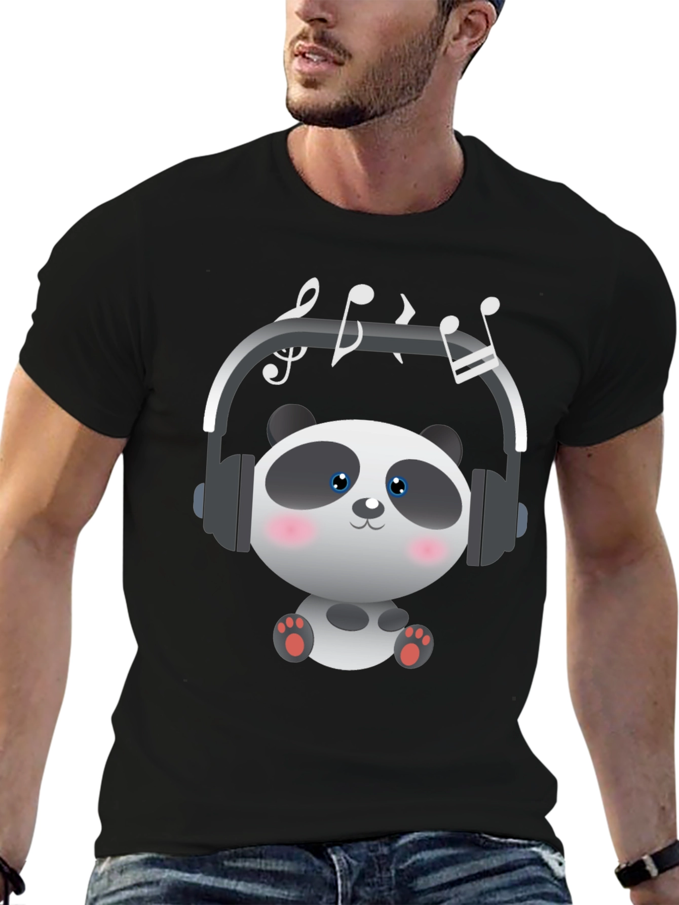 Panda Music Lover T-Shirt