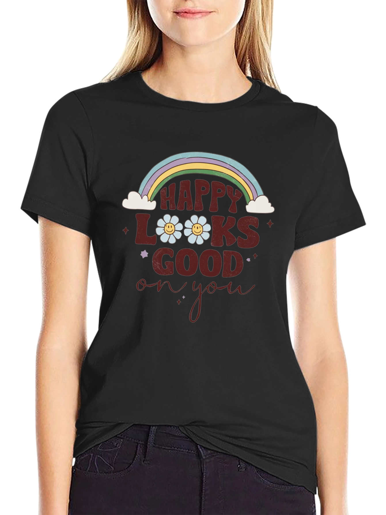 Happy Looks Good On You Graphic Tee