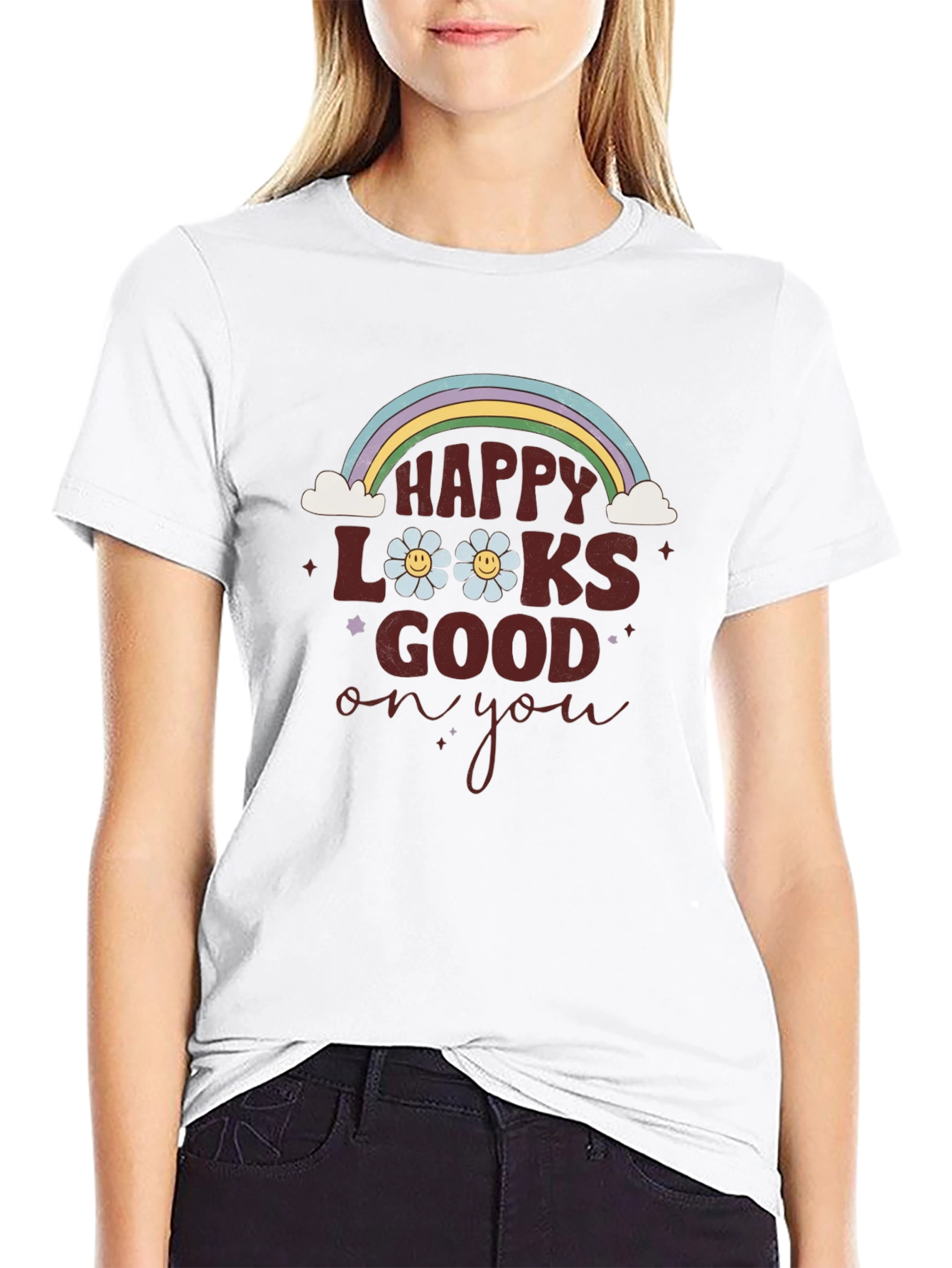 Happy Looks Good On You Graphic Tee