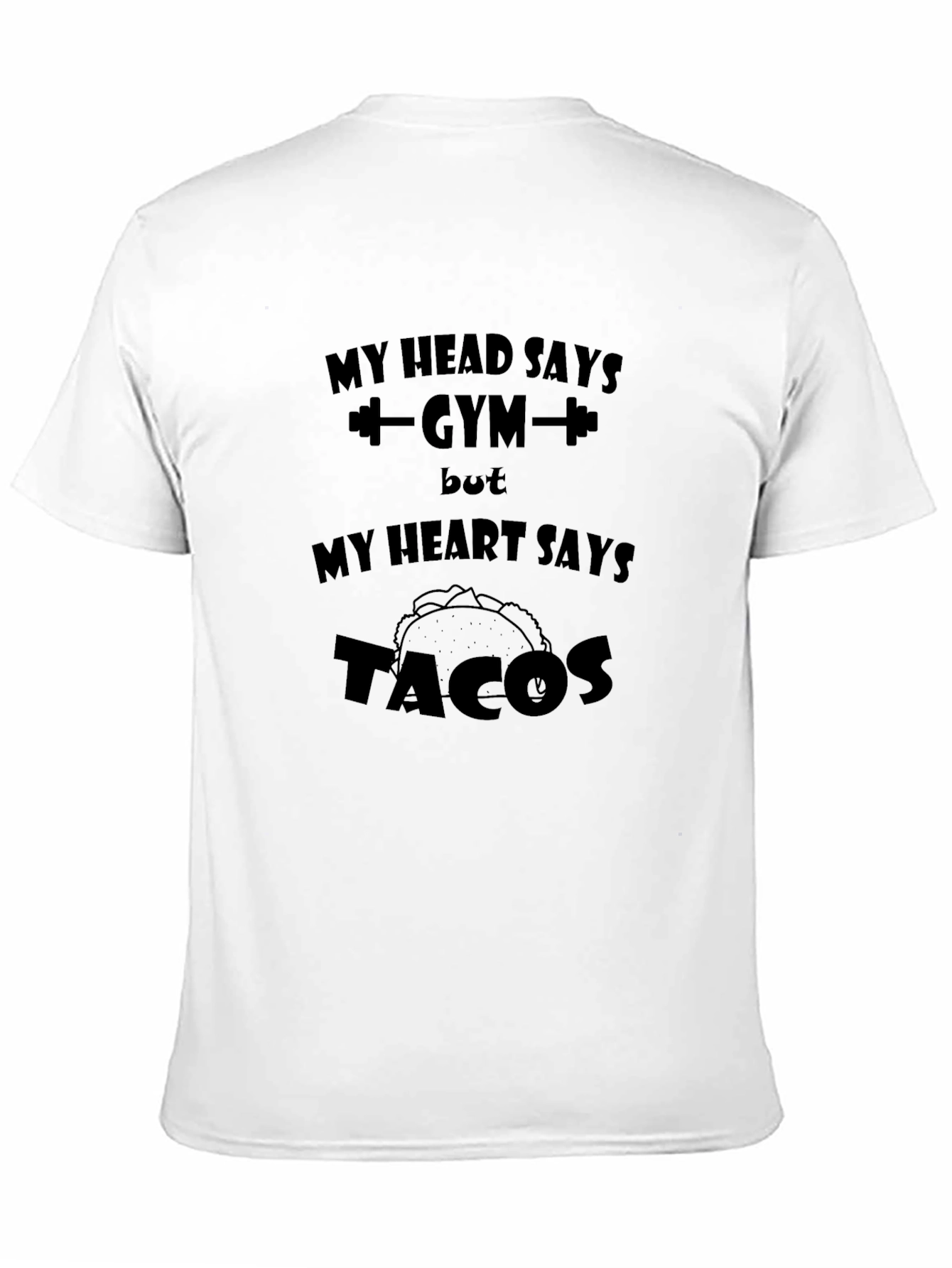 Gym vs. Tacos Graphic Tee
