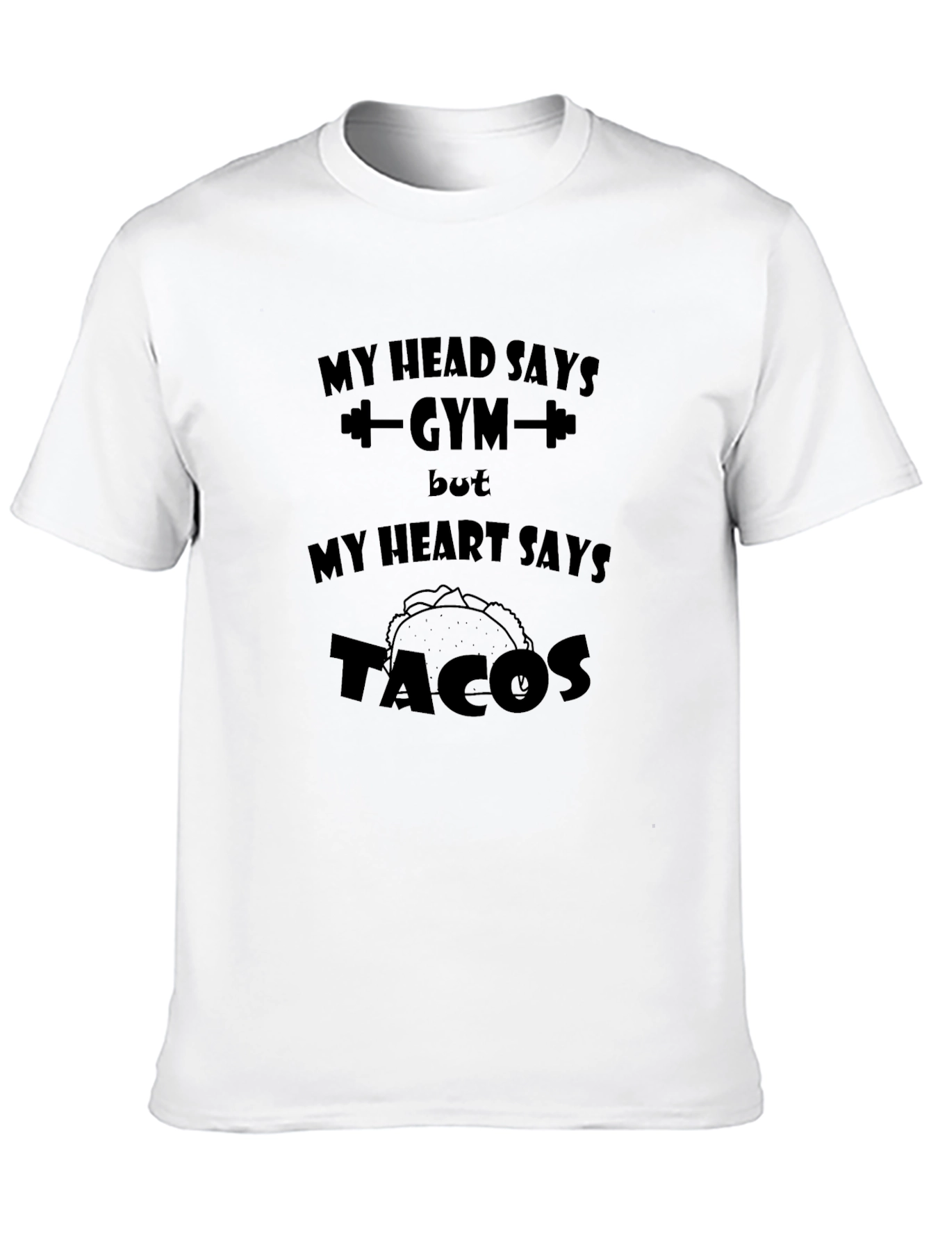 Gym vs. Tacos Graphic Tee