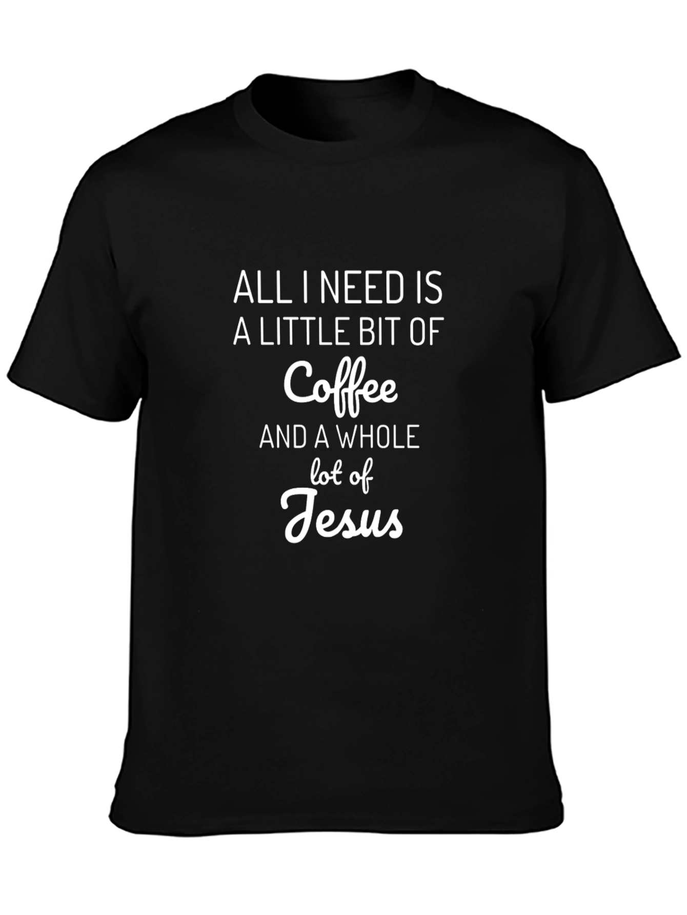 Coffee and Jesus Graphic T-Shirt