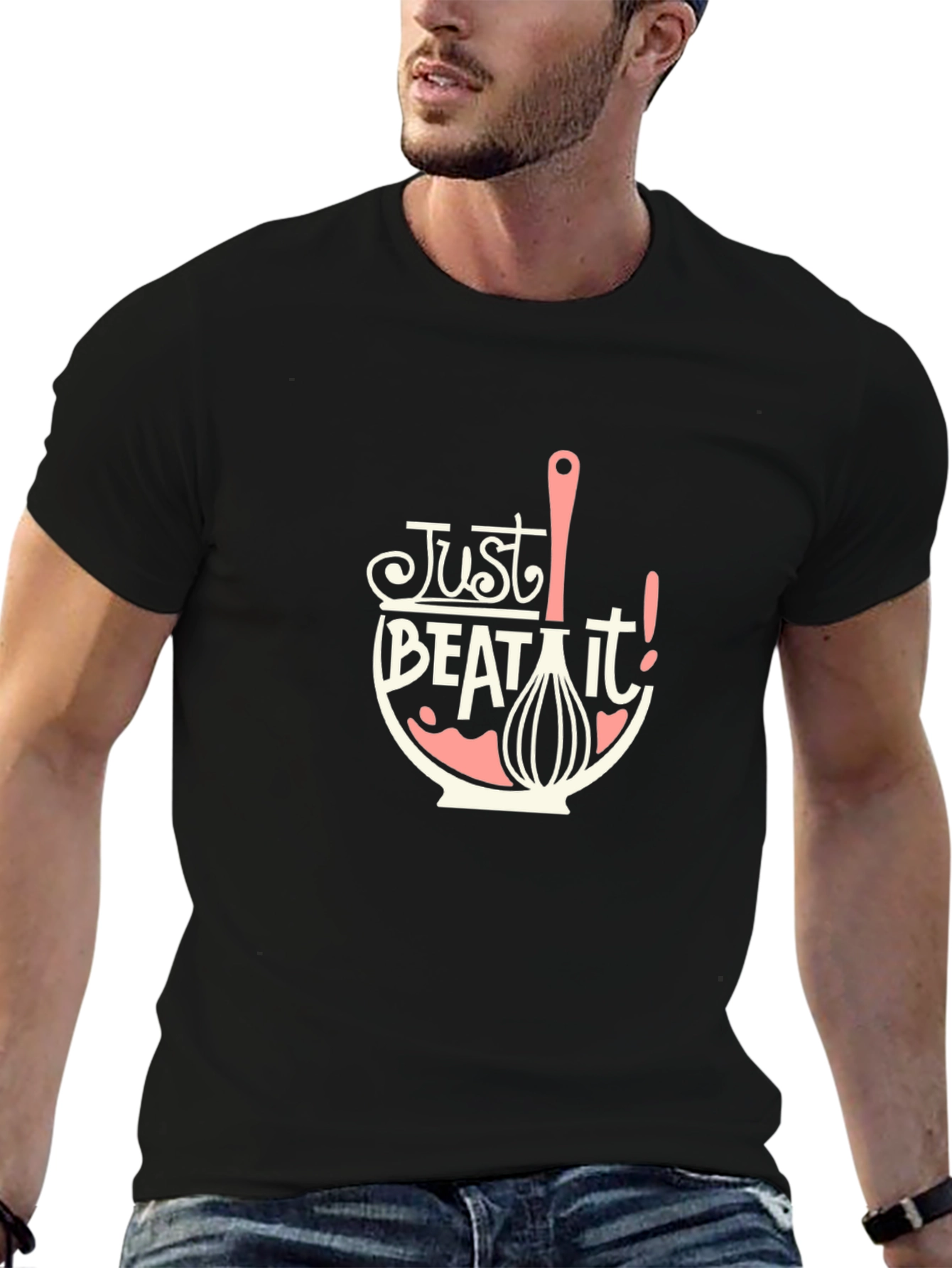 Just Beat It Whisk Graphic T-Shirt