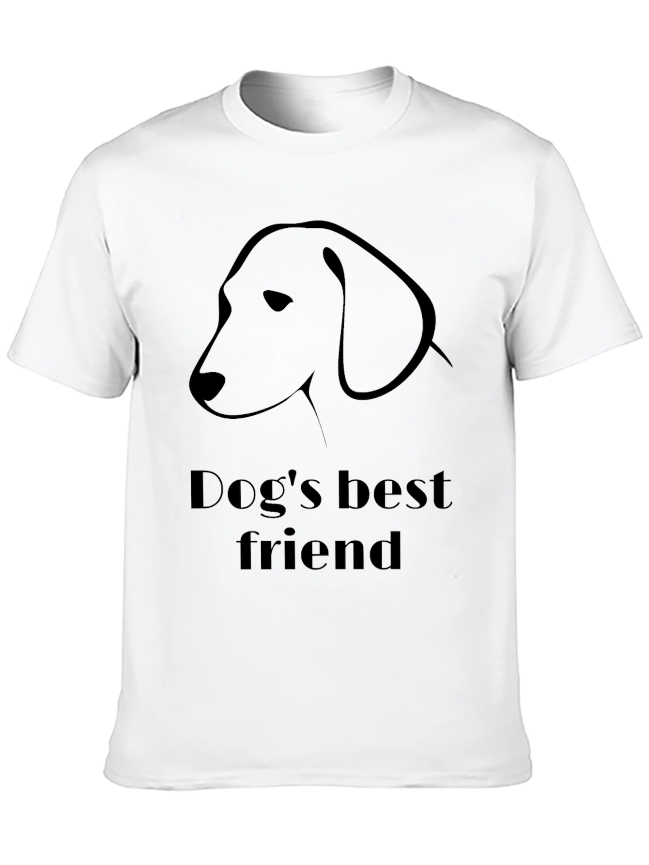 Dogs Best Friend Black T-Shirt