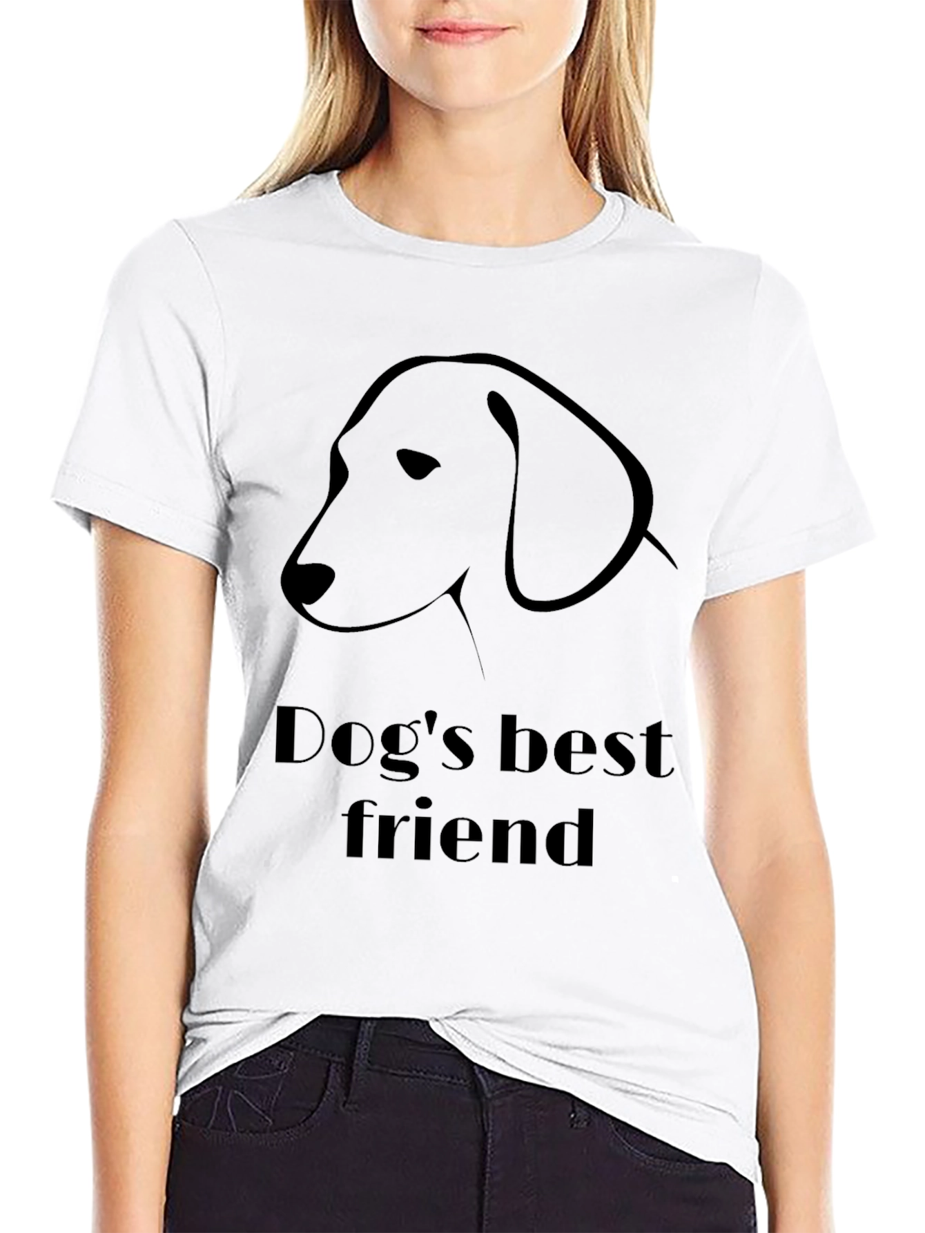 Dogs Best Friend Black T-Shirt