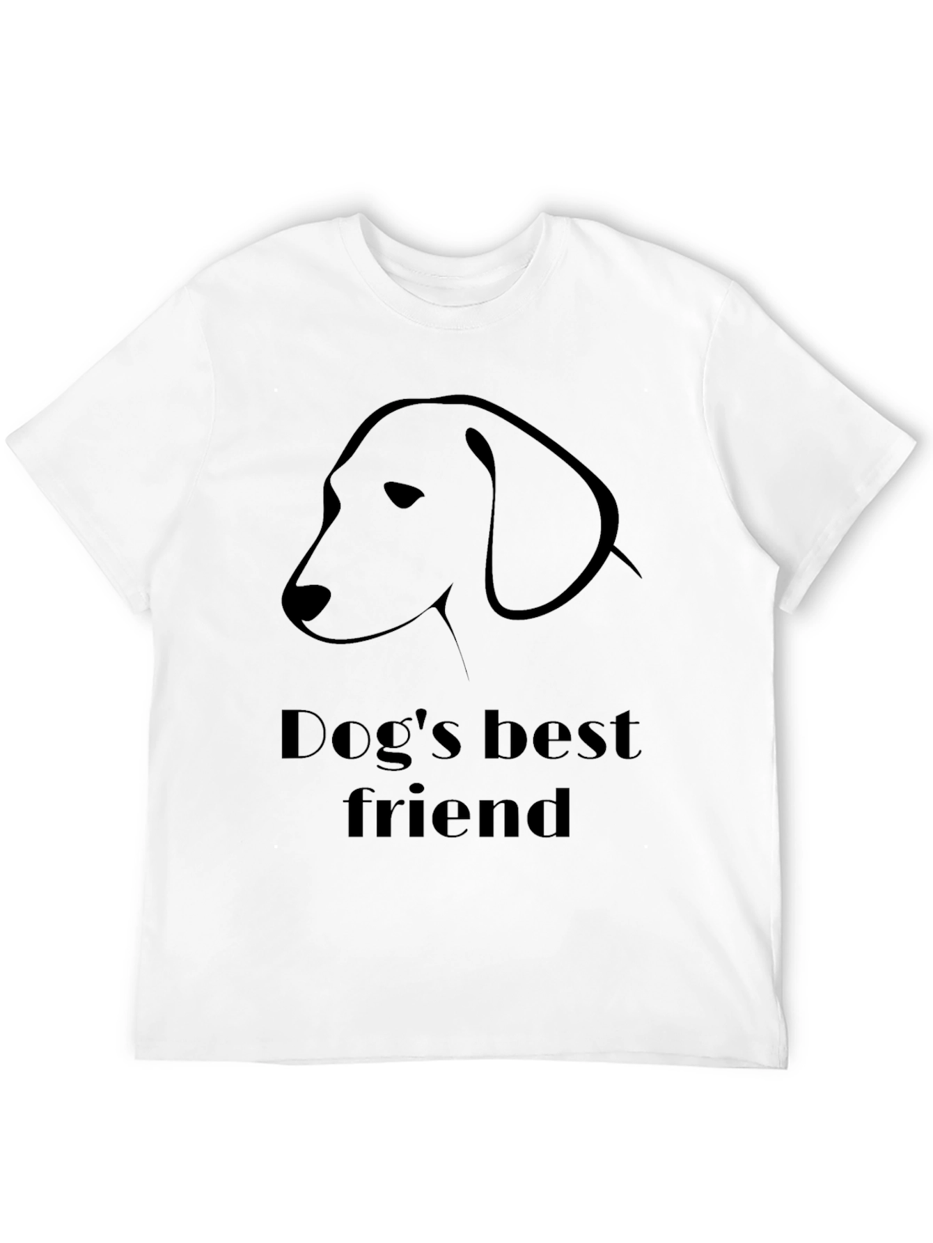 Dogs Best Friend Black T-Shirt