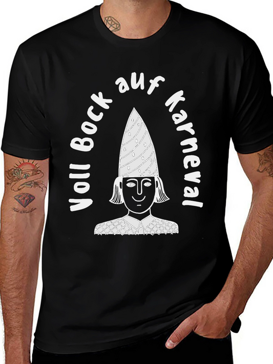 Voll Bock auf Karneval Black T-Shirt